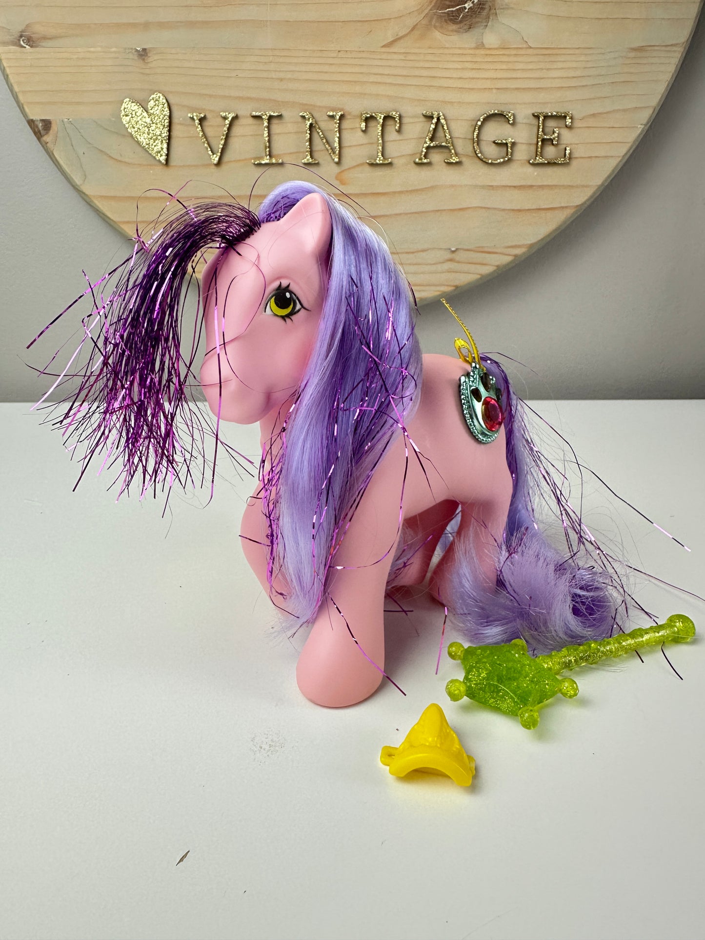 1987 Hasbro My Little Pony Princess Dawn with Accessories