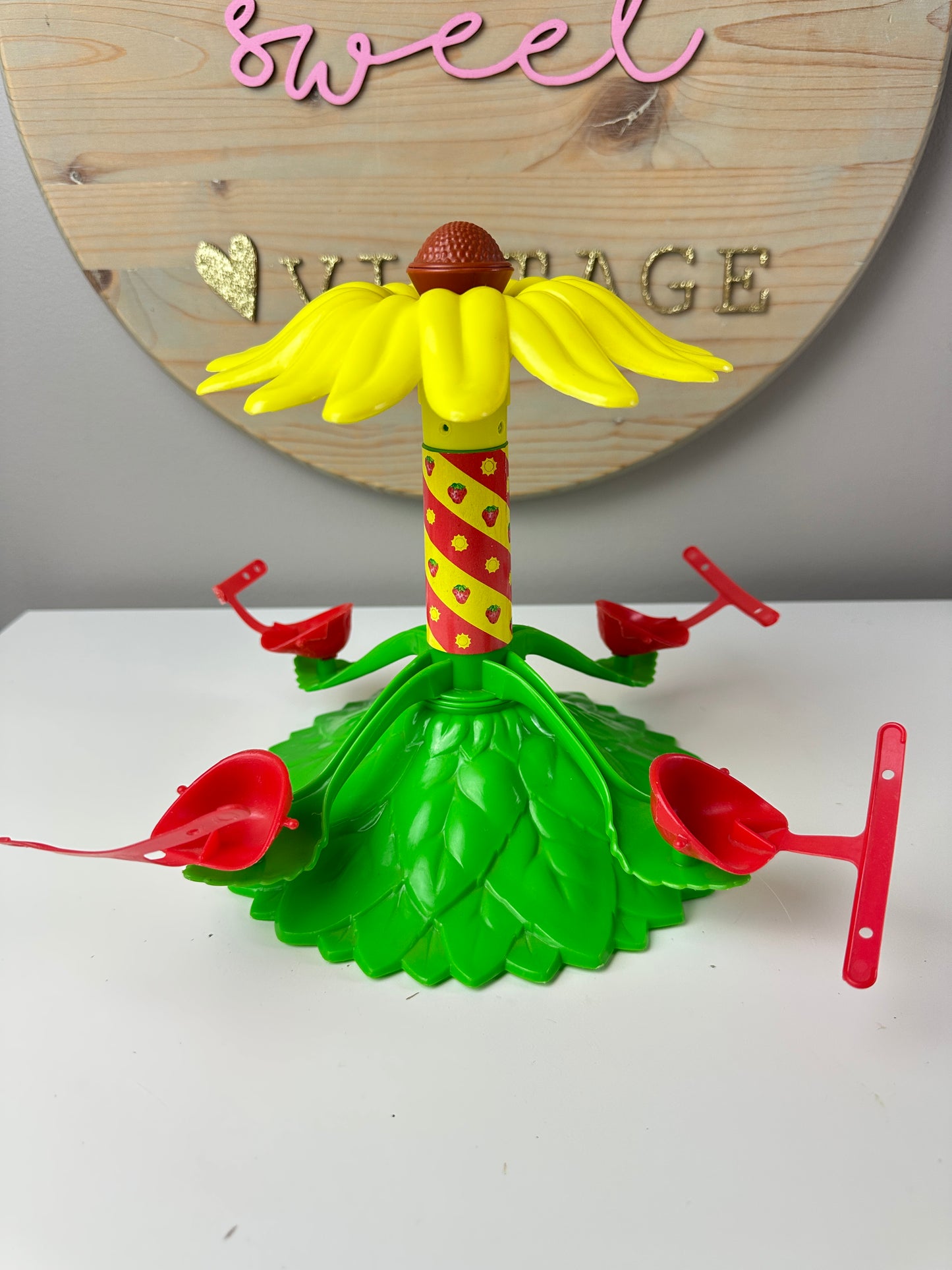1980s Kenner Strawberry Shortcake Carrousel Playset *Berry Vault*