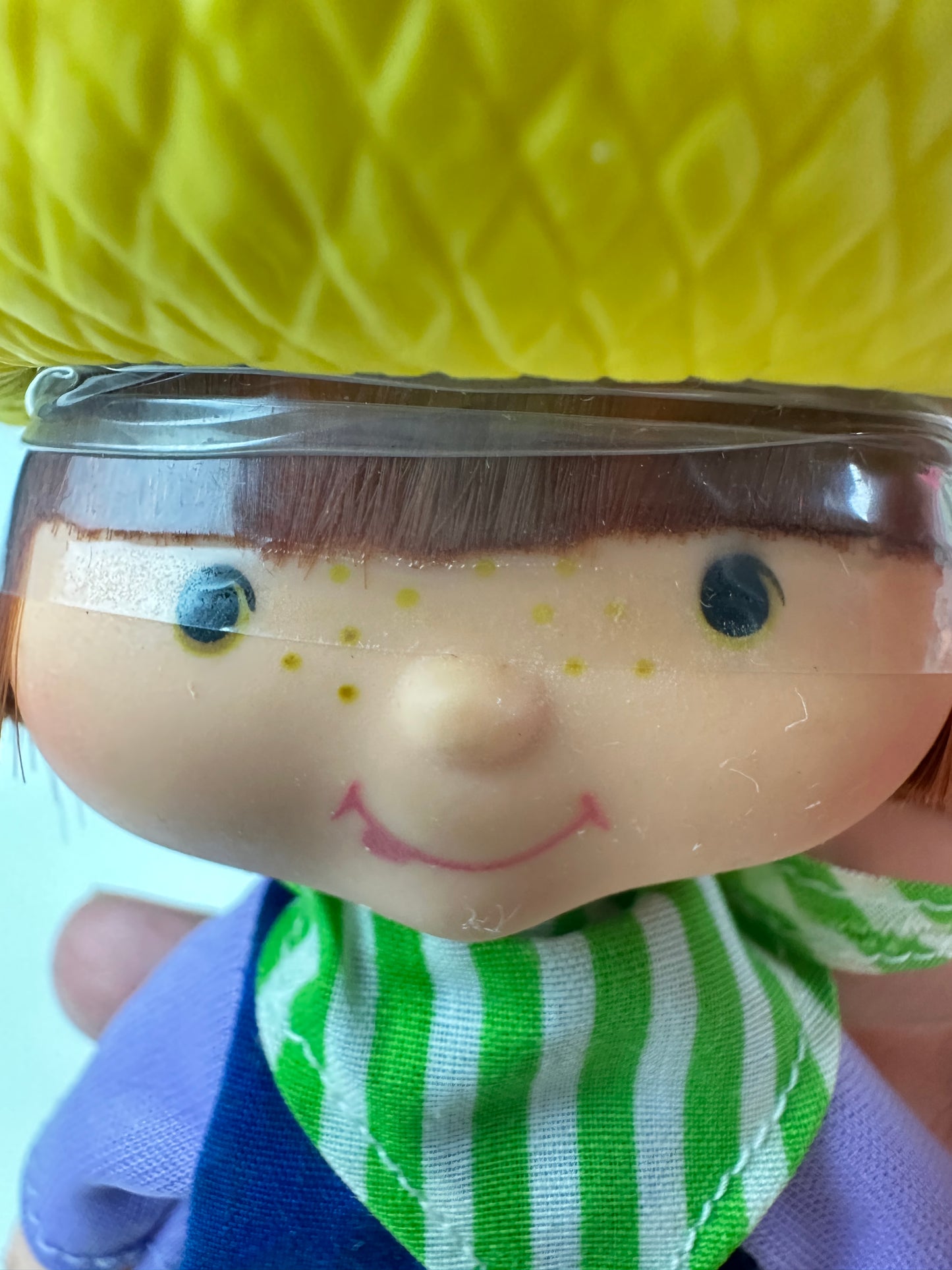 1980 Kenner Strawberry Shortcake Huckleberry Pie First Release Flat Hands Doll
