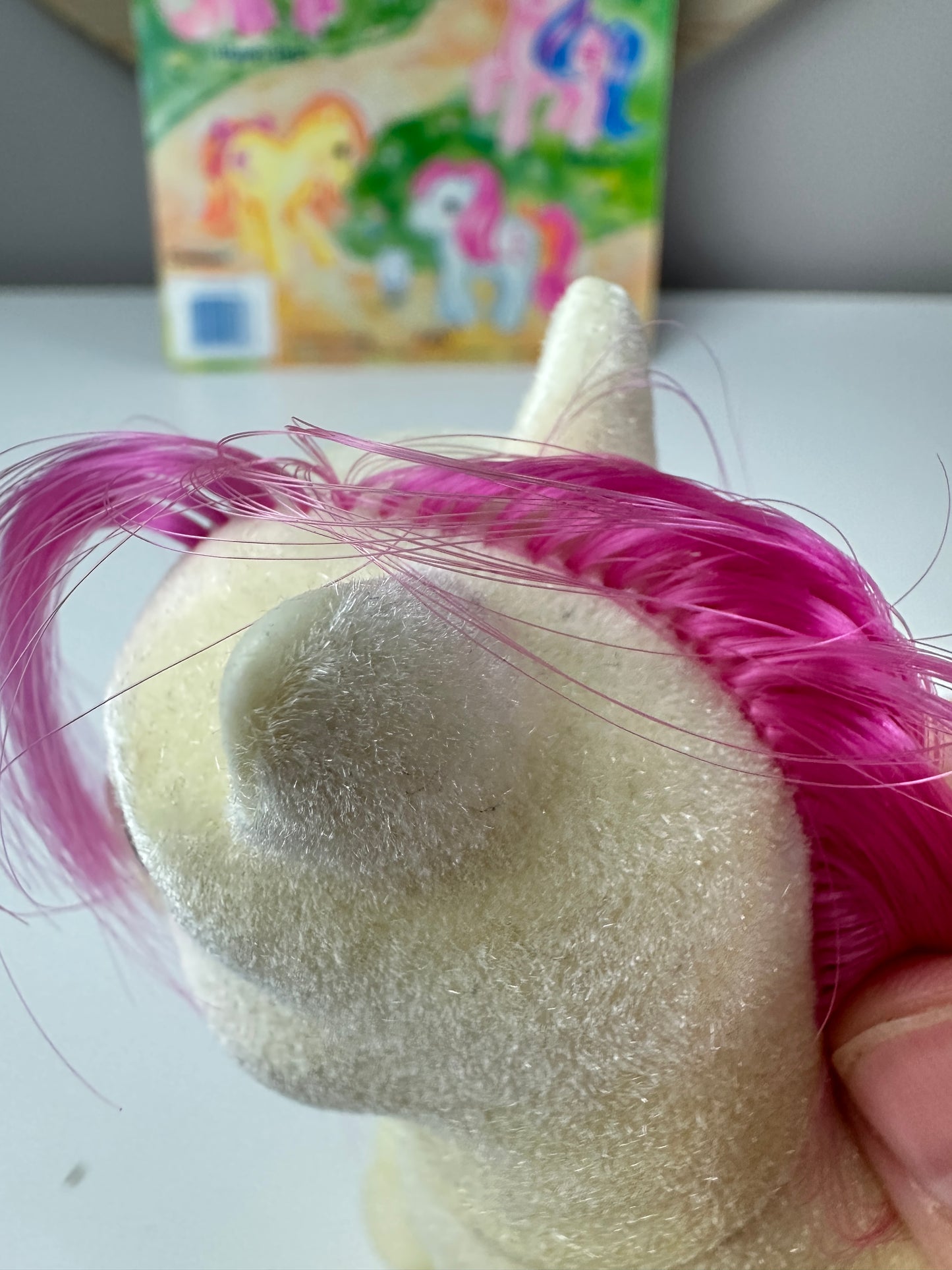 1980s Hasbro My Little Pony So Soft Taffy with Accessories + Back Card