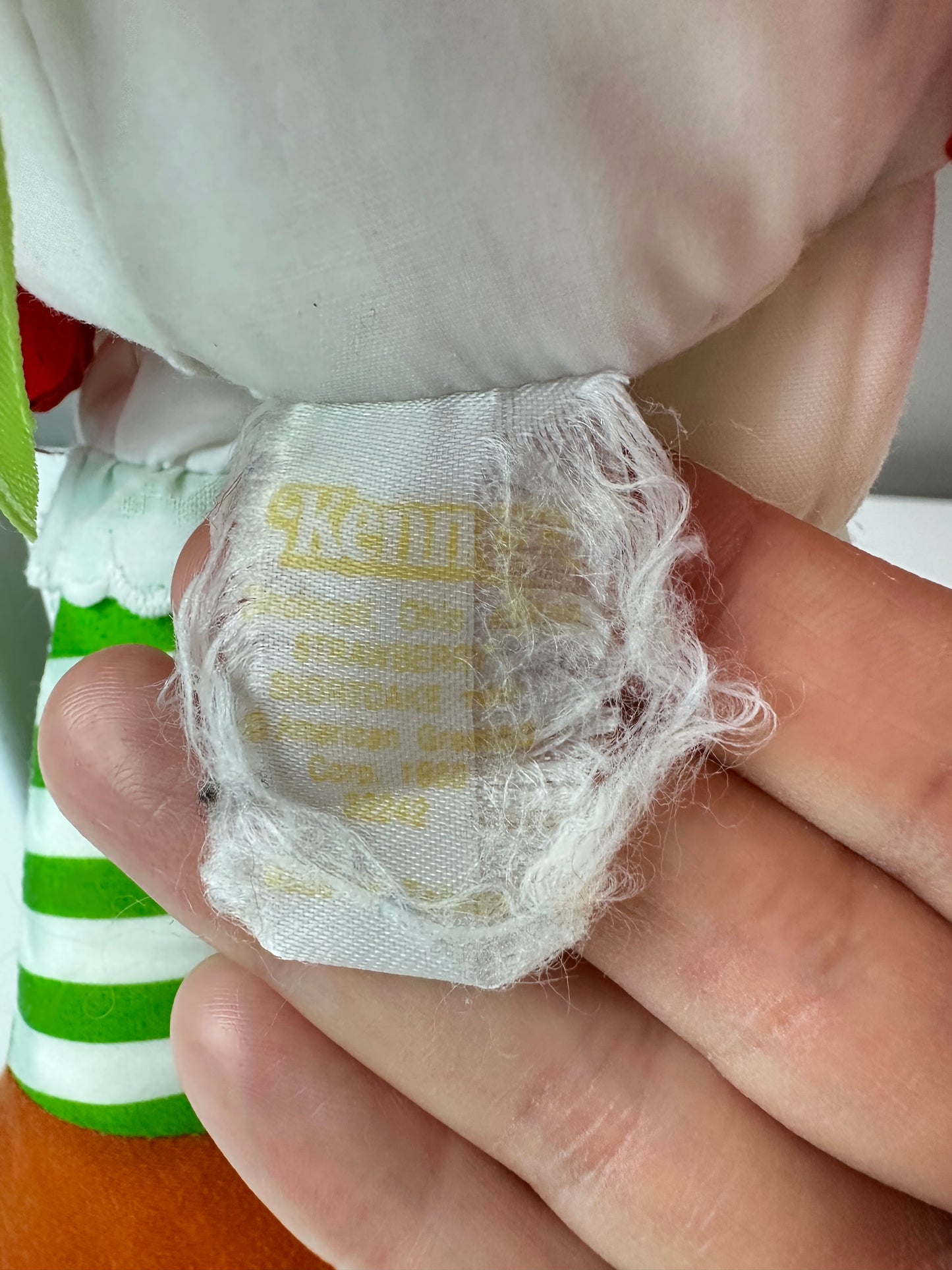 1980 Kenner JCPenney Strawberry Shortcake Rag Doll with Necklace