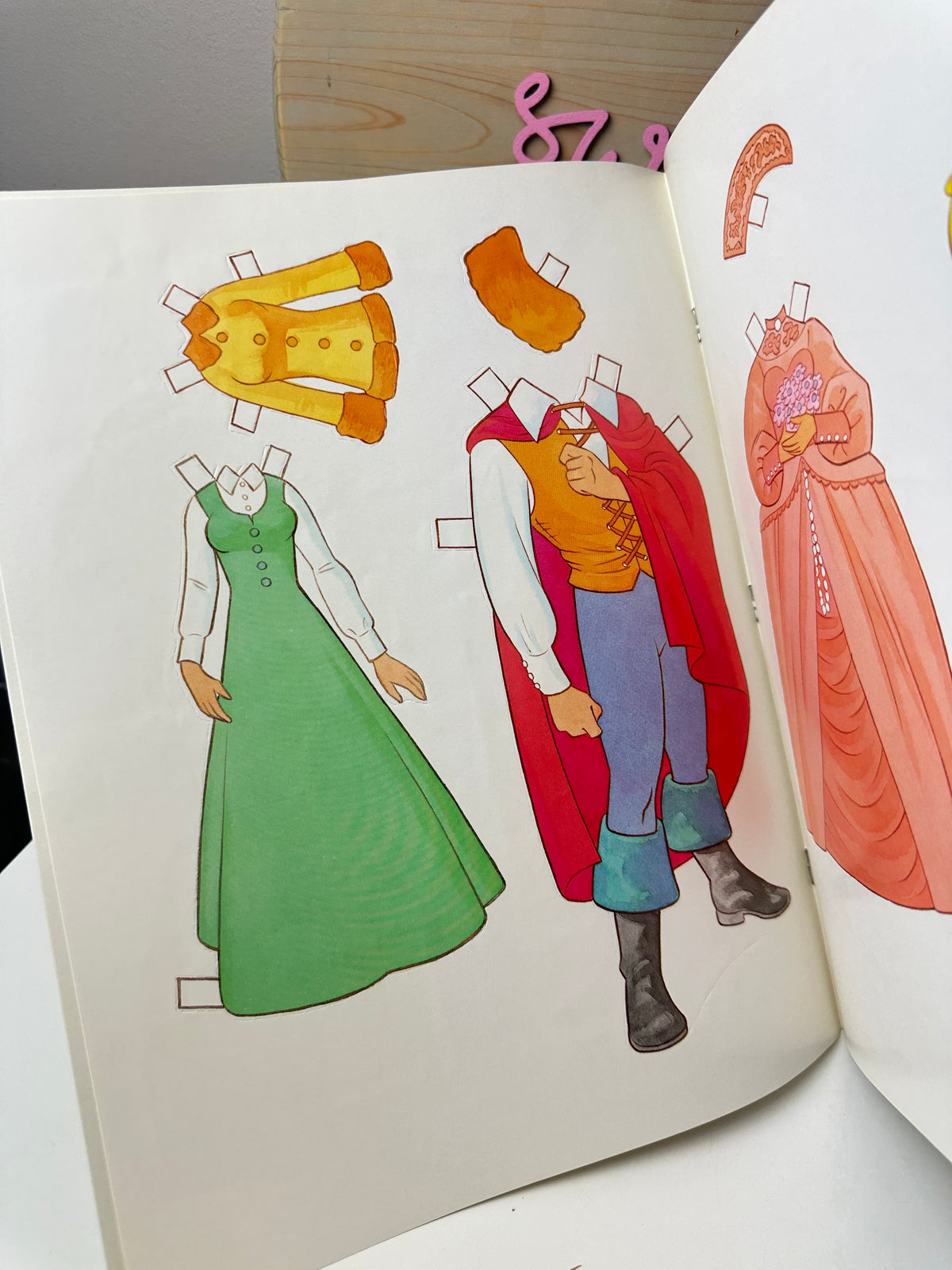 1991 Golden Disney The Little Mermaid Paperdoll Book Unused #2