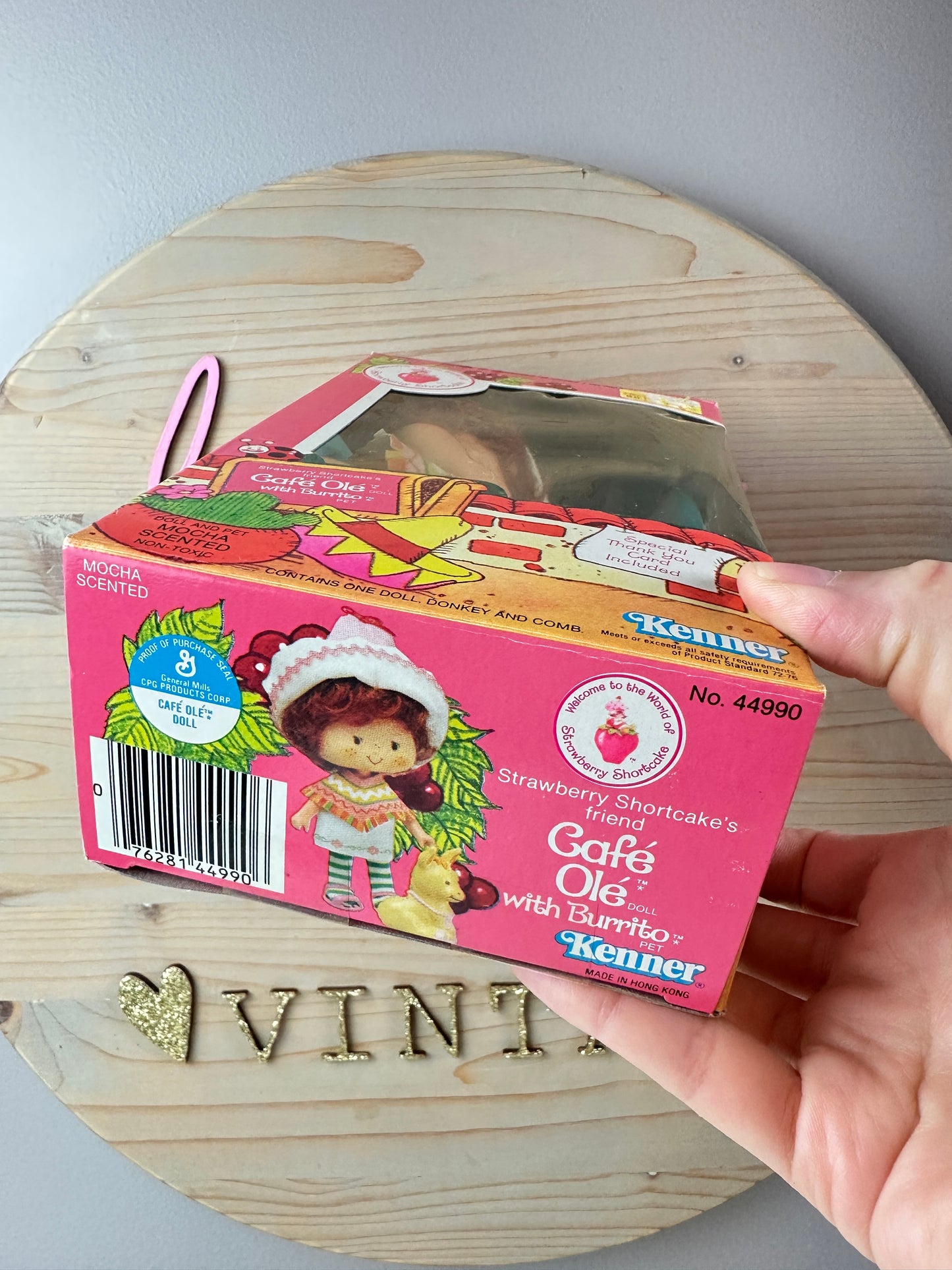 1983 Kenner Strawberry Shortcake Cafe Ole with Burrito Doll with Box