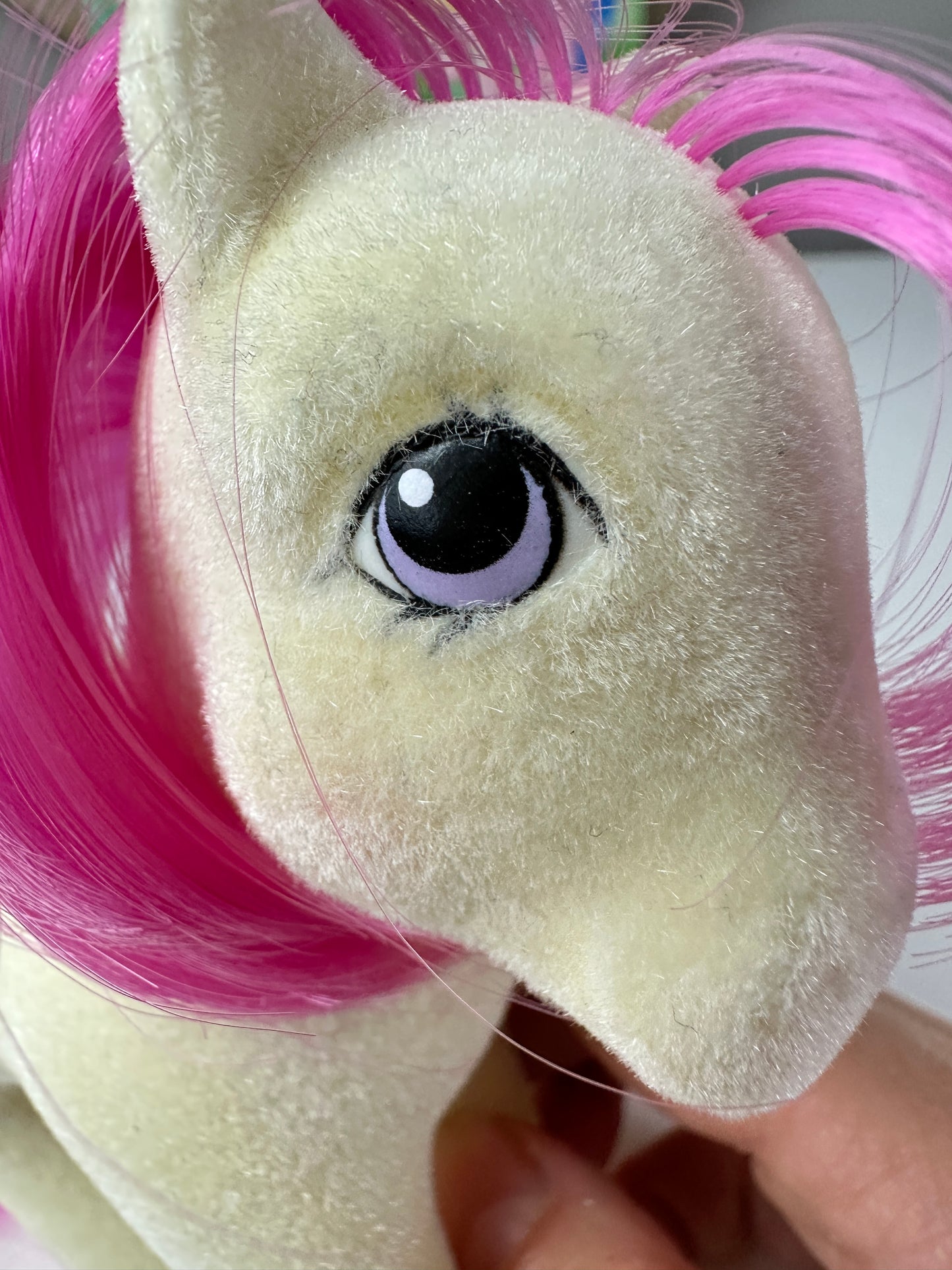 1980s Hasbro My Little Pony So Soft Taffy with Accessories + Back Card