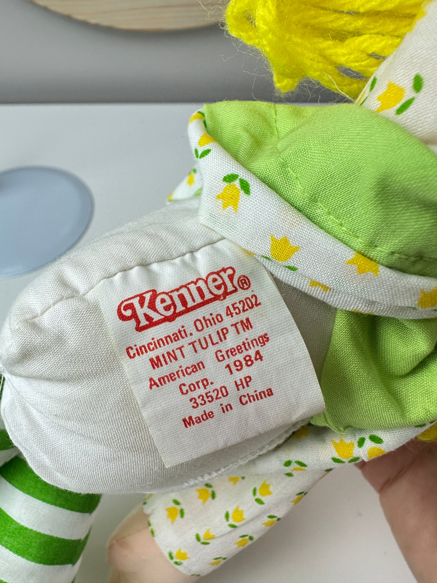 1984 Kenner Strawberry Shortcake Mint Tulip Rag Doll *Berry Vault*