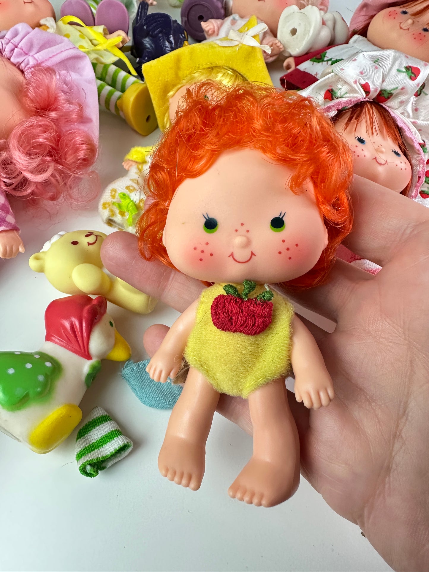 1980s Kenner Strawberry Shortcake Dolls, Pets, & Berry Wear Lot