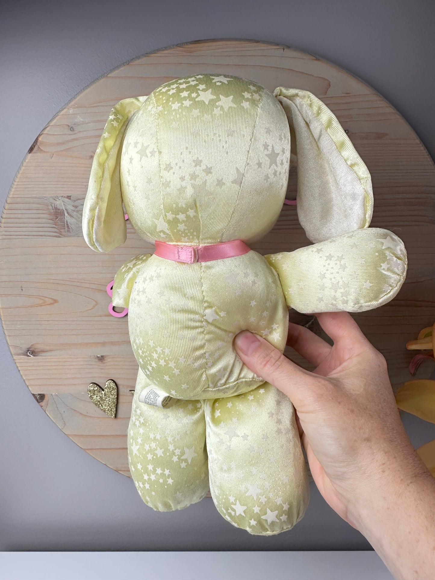 1989 Mattel PJ Sparkles Yellow Bunny