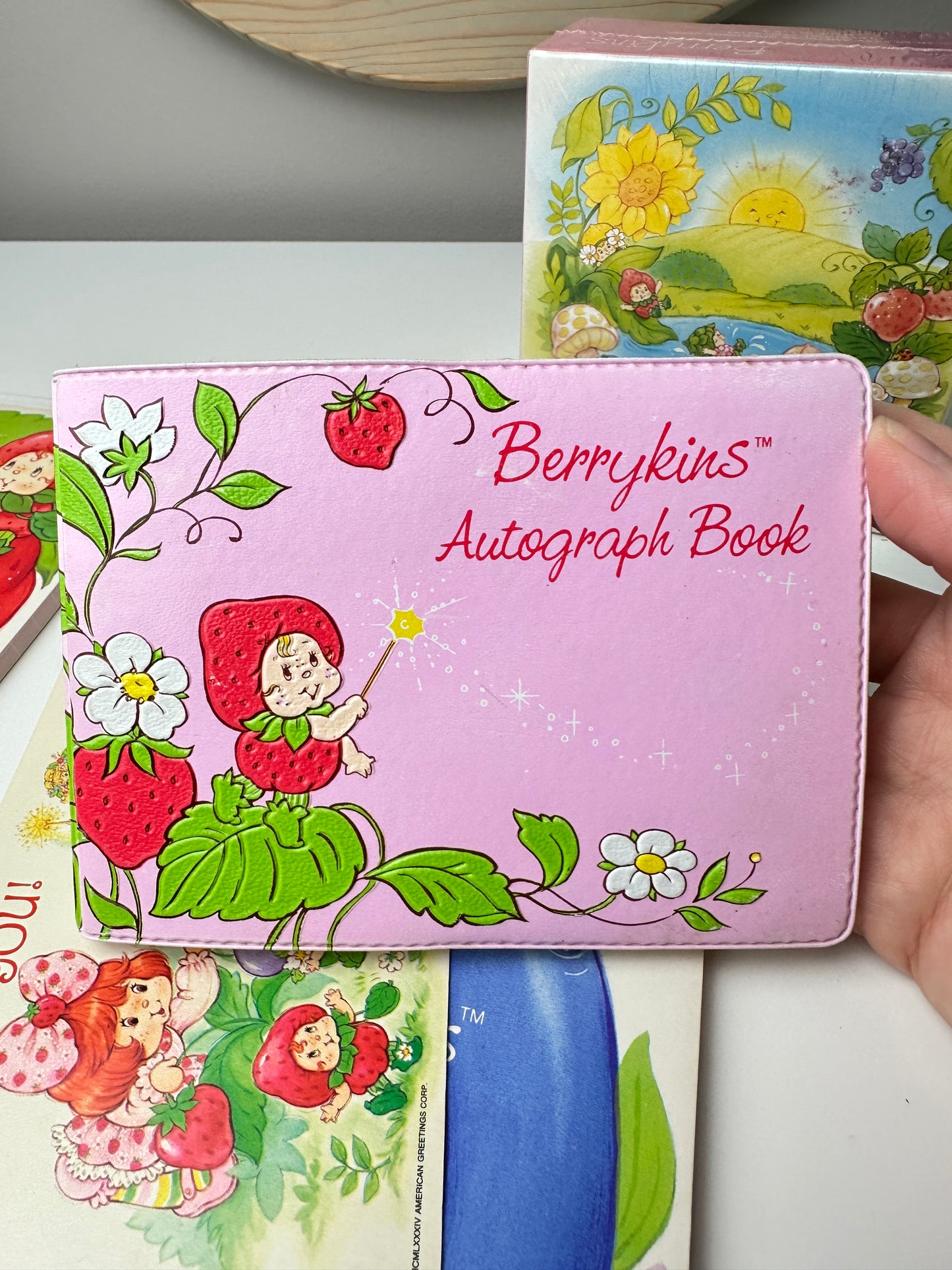 1985 Kenner Strawberry Shortcake Berrykin Autograph Book