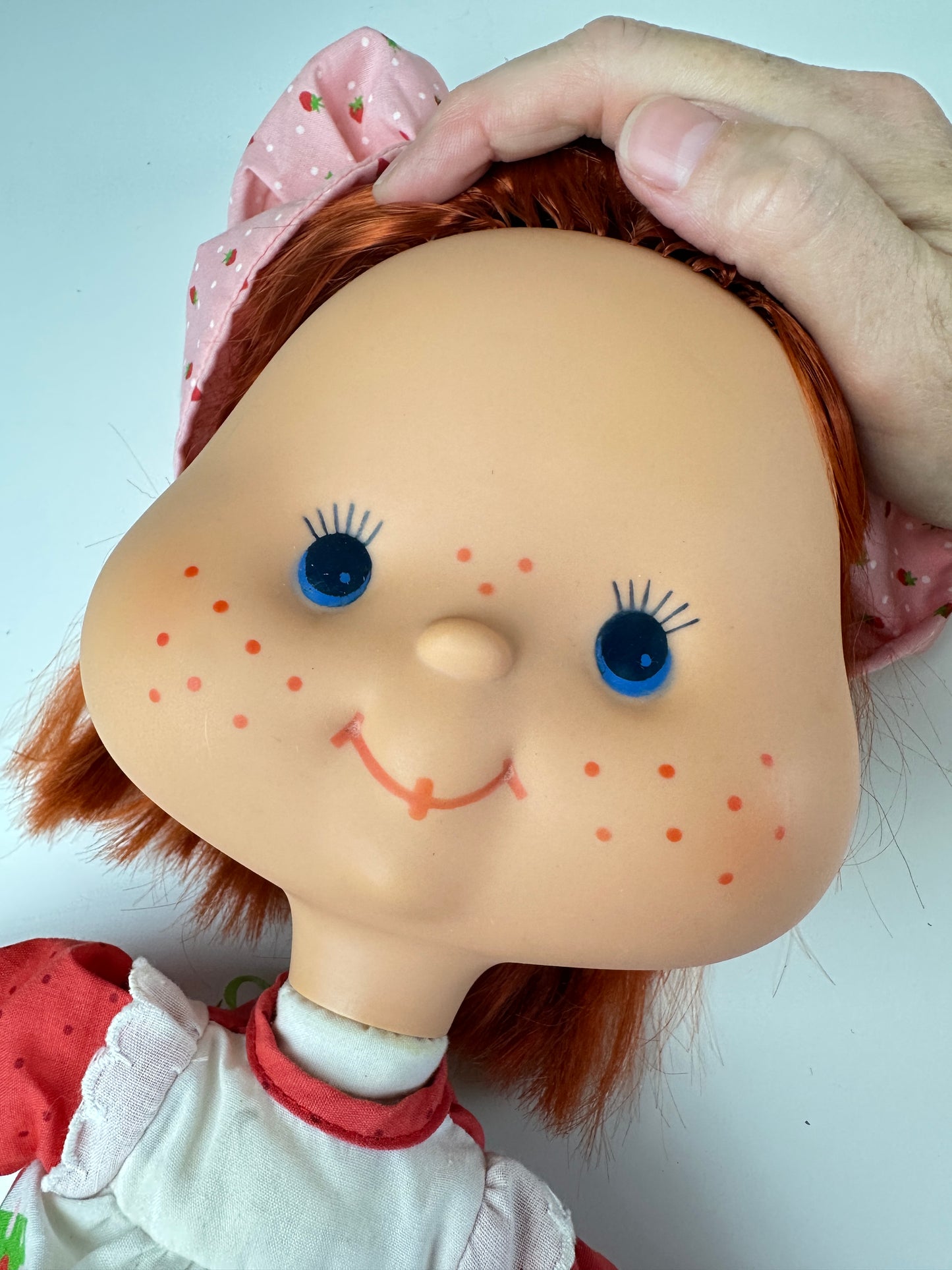 1980 Kenner Strawberry Shortcake Vinyl Face Rag Doll *Berry Vault*