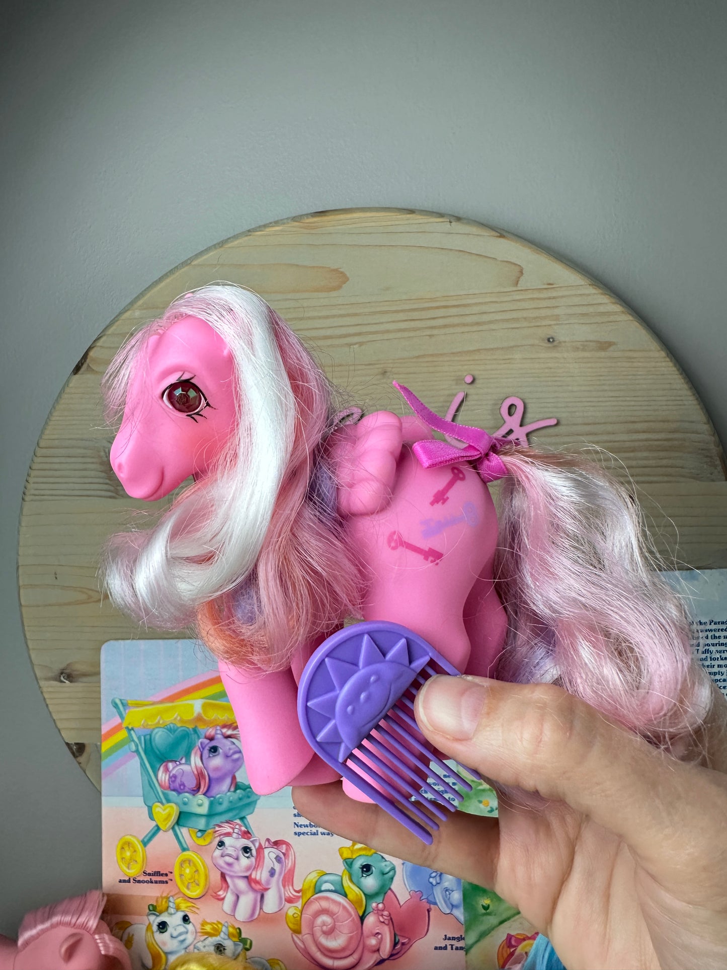 1980s Hasbro My Little Pony Twinkle Eye Locket with Accessories