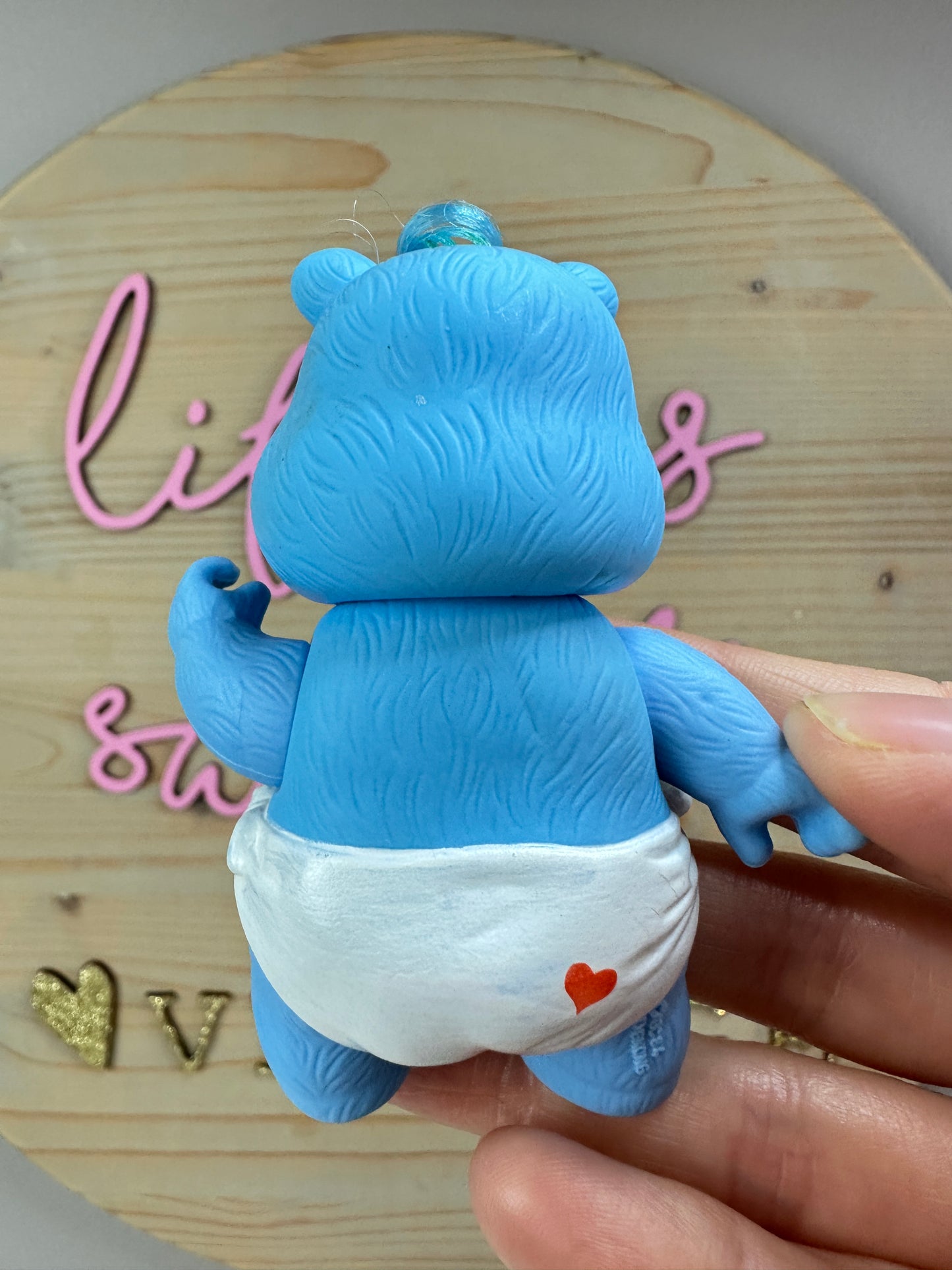 1980s Kenner Care Bear Baby Tugs Bear Poseable