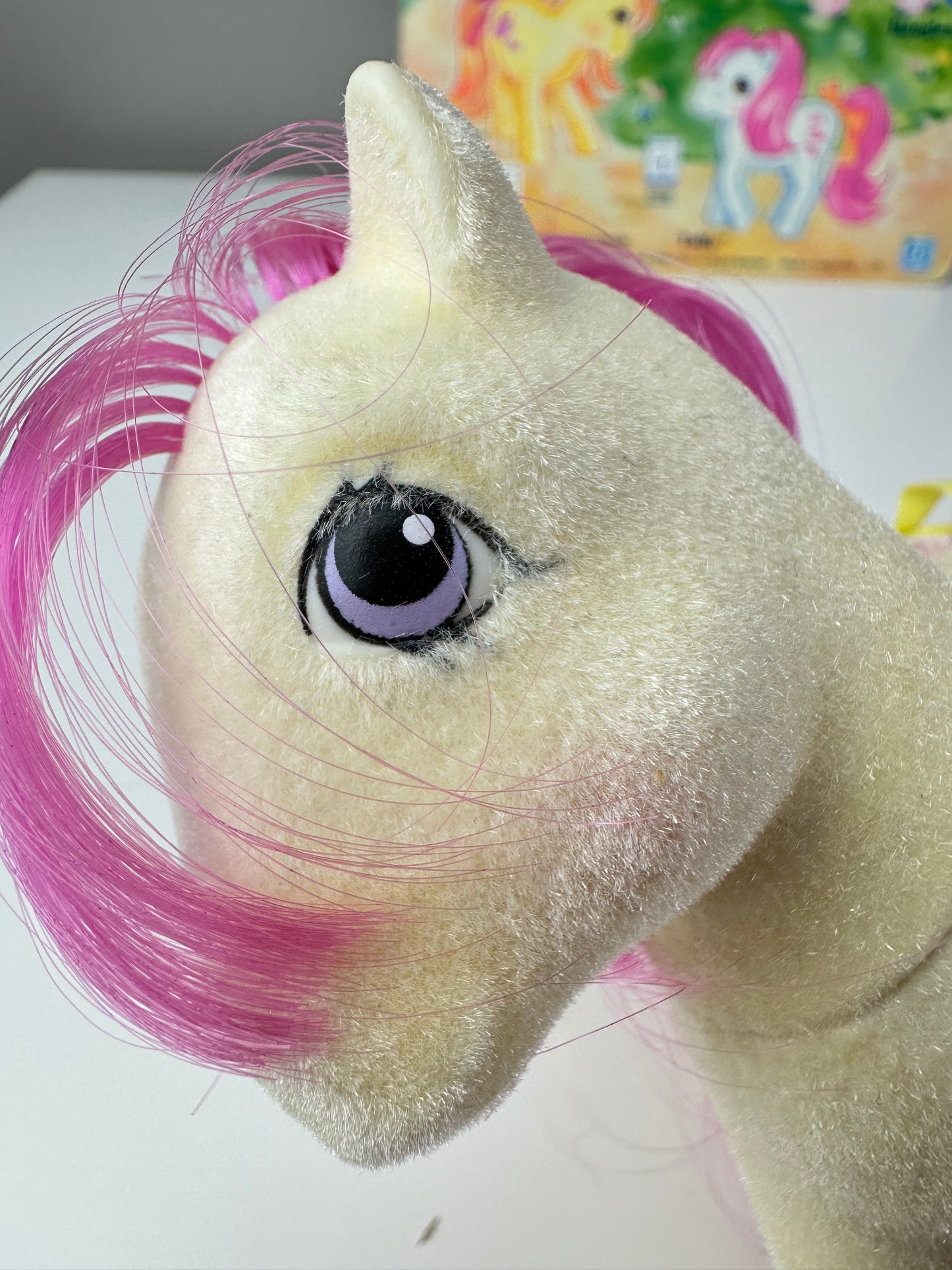 1980s Hasbro My Little Pony So Soft Taffy with Accessories + Back Card