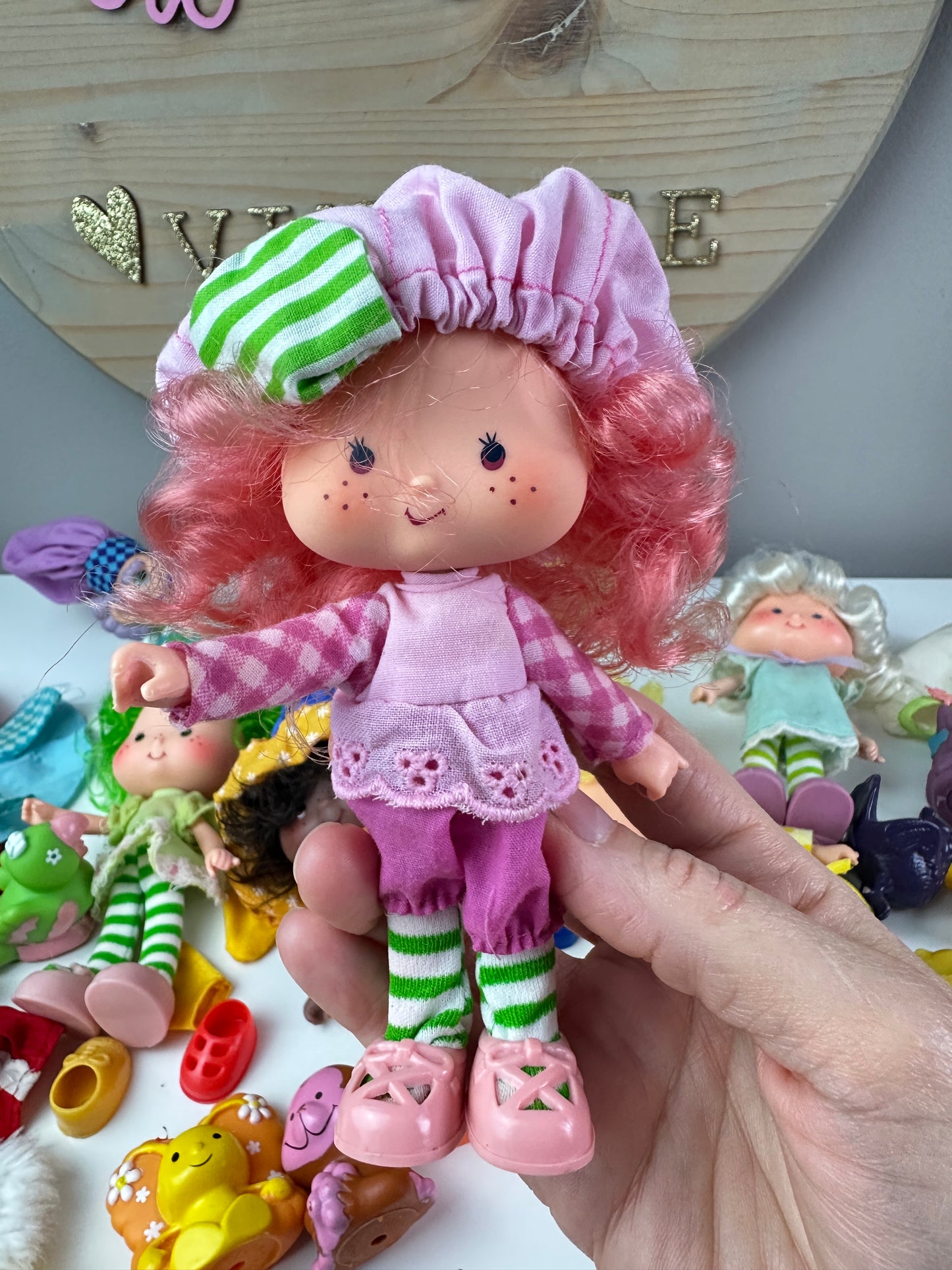1980s Kenner Strawberry Shortcake Dolls, Pets, & Berry Wear Lot