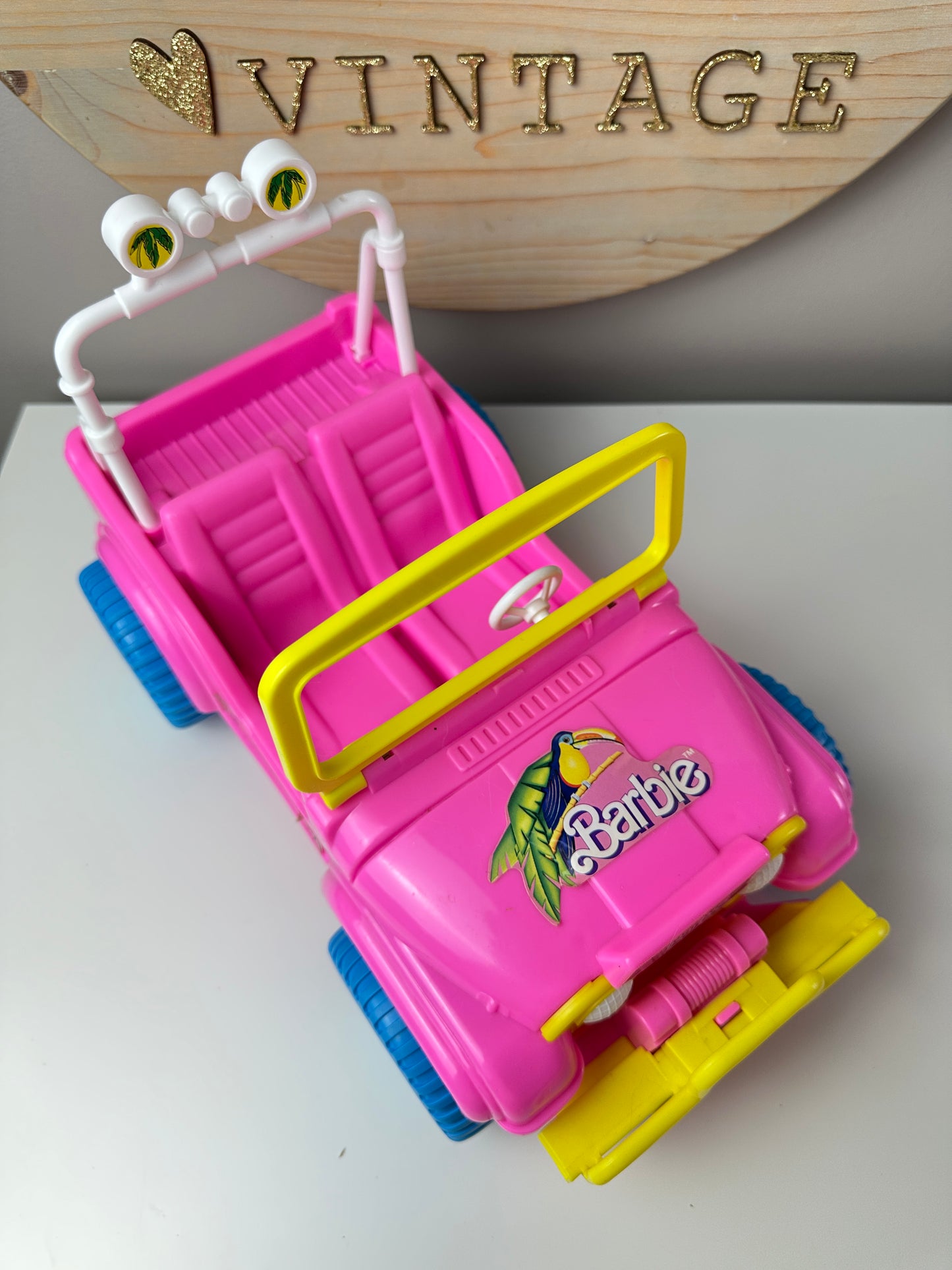1980s Mattel Island Fun Barbie Jeep