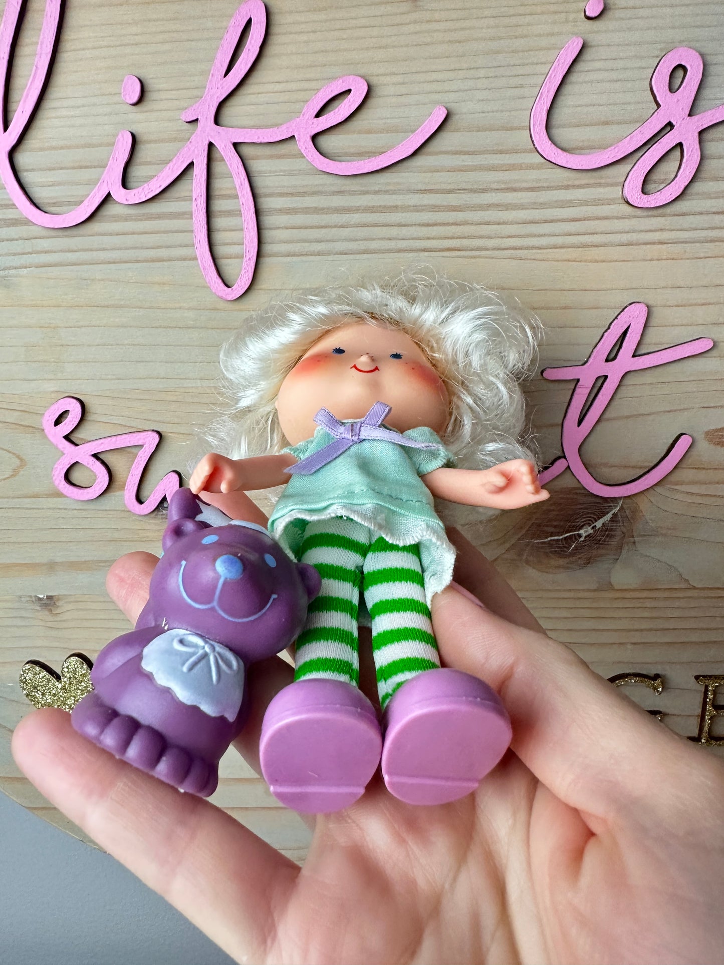 1982 Kenner Strawberry Shortcake Angel Cake with Souffle Doll