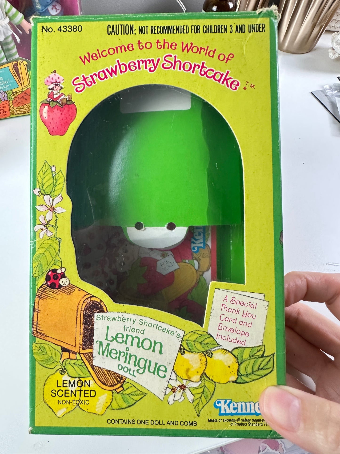 1980 Kenner Strawberry Shortcake Lemon Meringue First Release Doll with Box