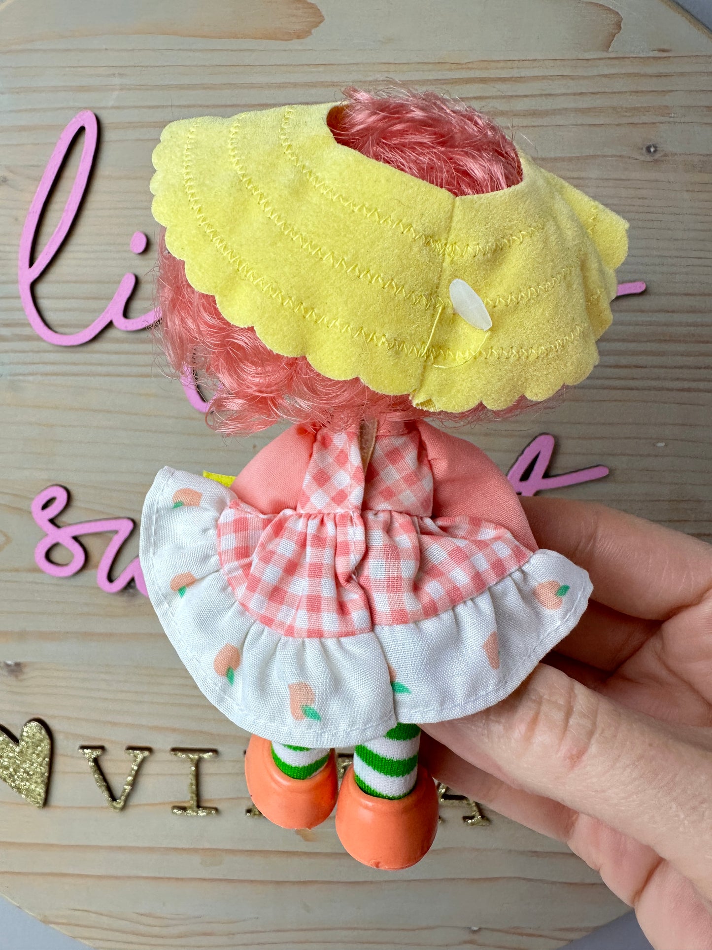 1984 Kenner Strawberry Shortcake Peach Blush with Melonie Belle Party Pleaser Doll *Berry Vault*