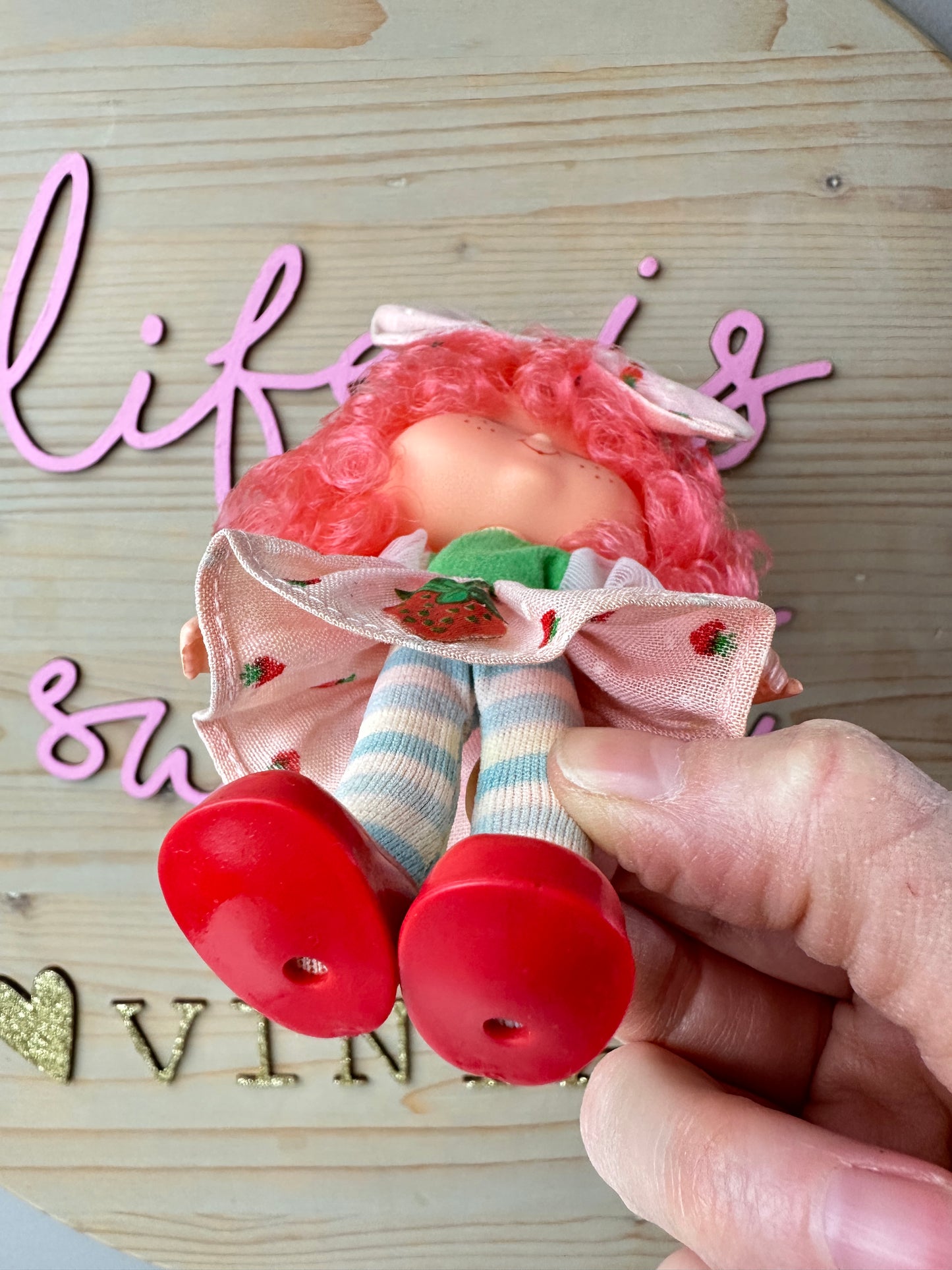 1980s Estrela Coleção Moranguinho Strawberry Shortcake "New Wave" Doll