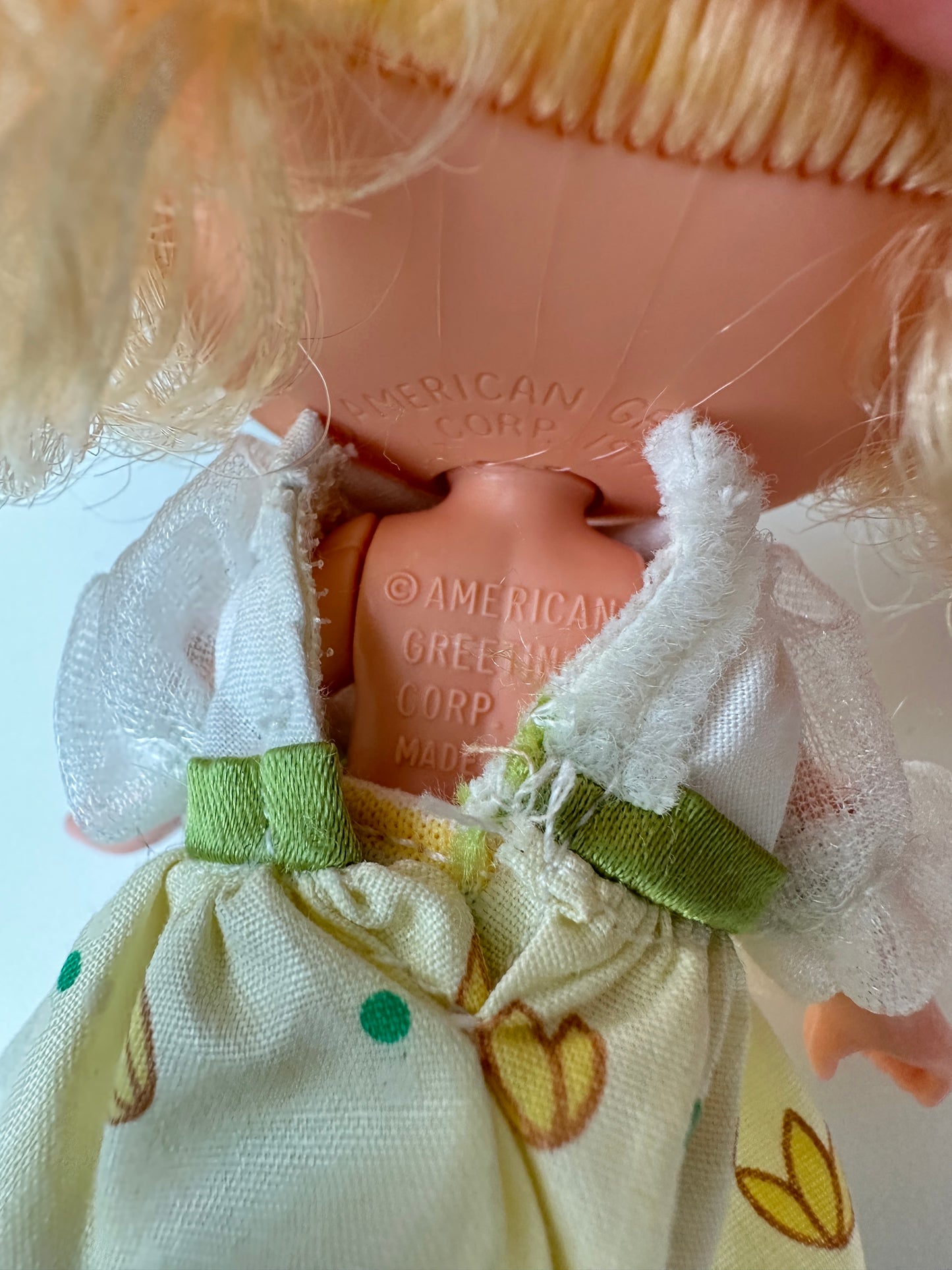 1985 Kenner Strawberry Shortcake Banana Twirl with Banana Berrykin Doll