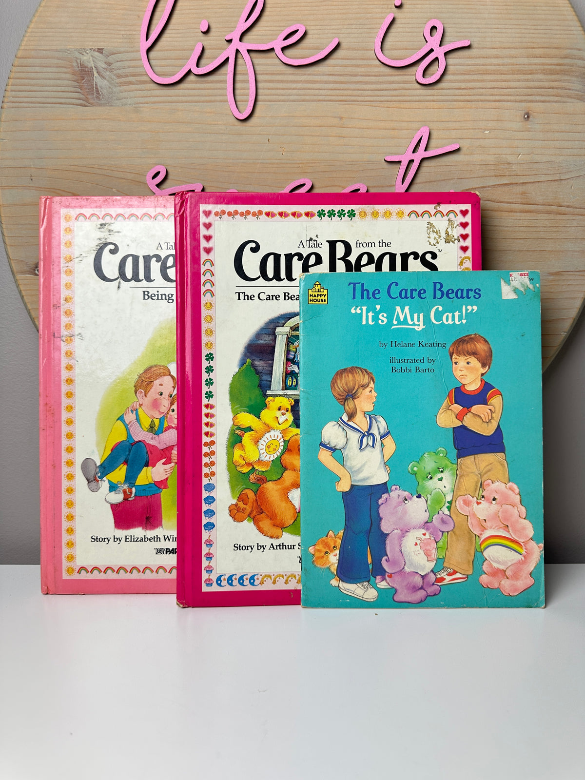 1980s Care Bears Books & Coloring Books Lot