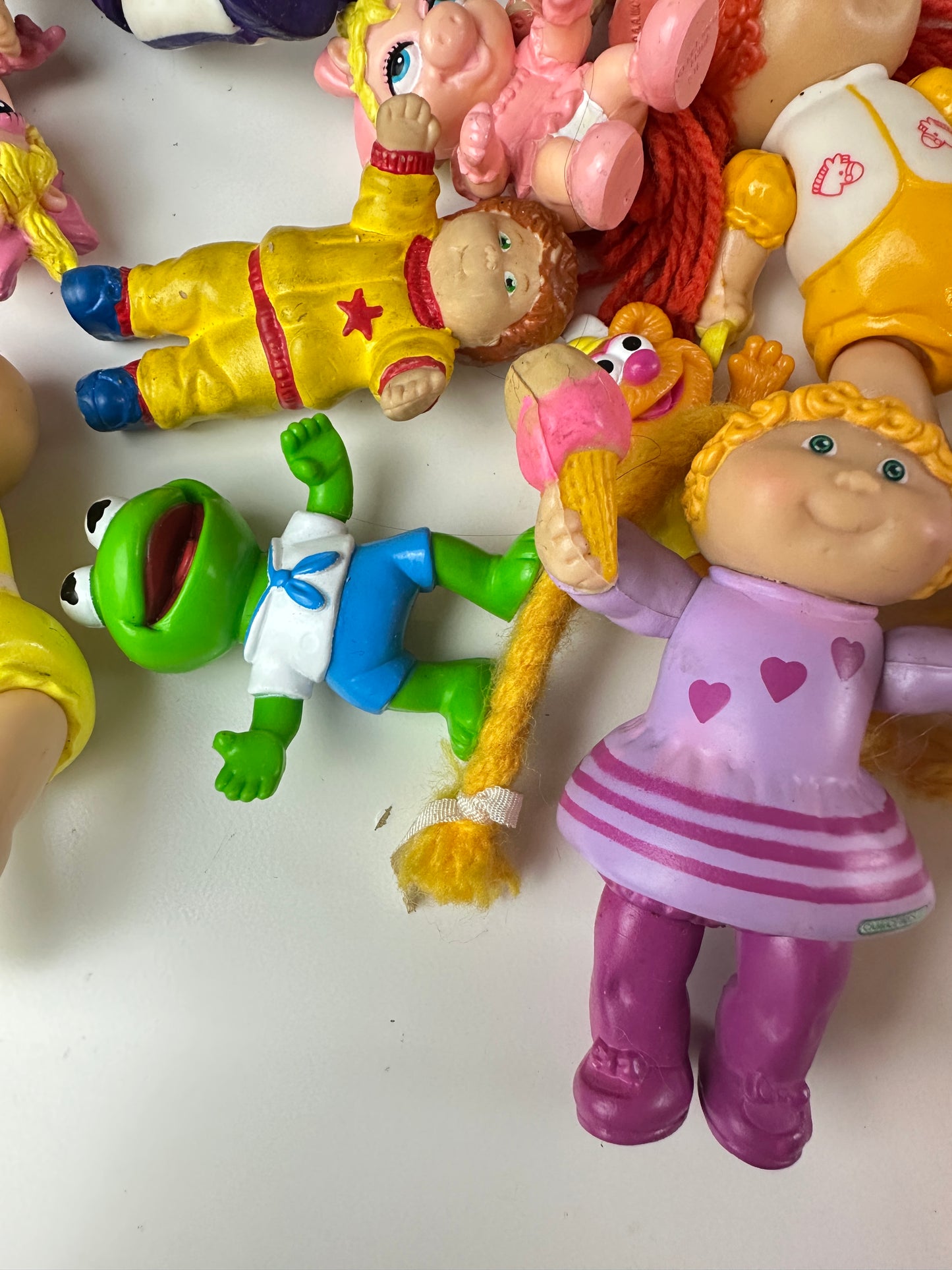 1980s Cabbage Patch Poseable, Eraser, and McD's Toy Lot