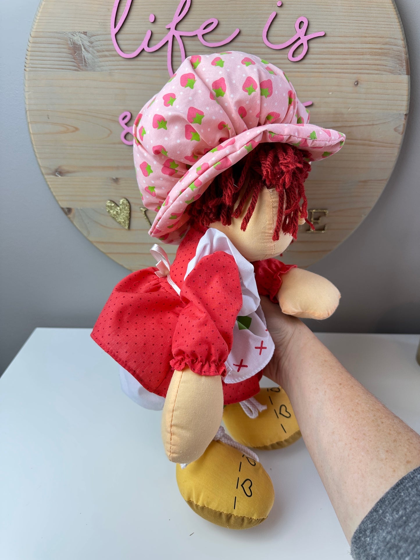2002 TCFC Strawberry Shortcake Rag Doll