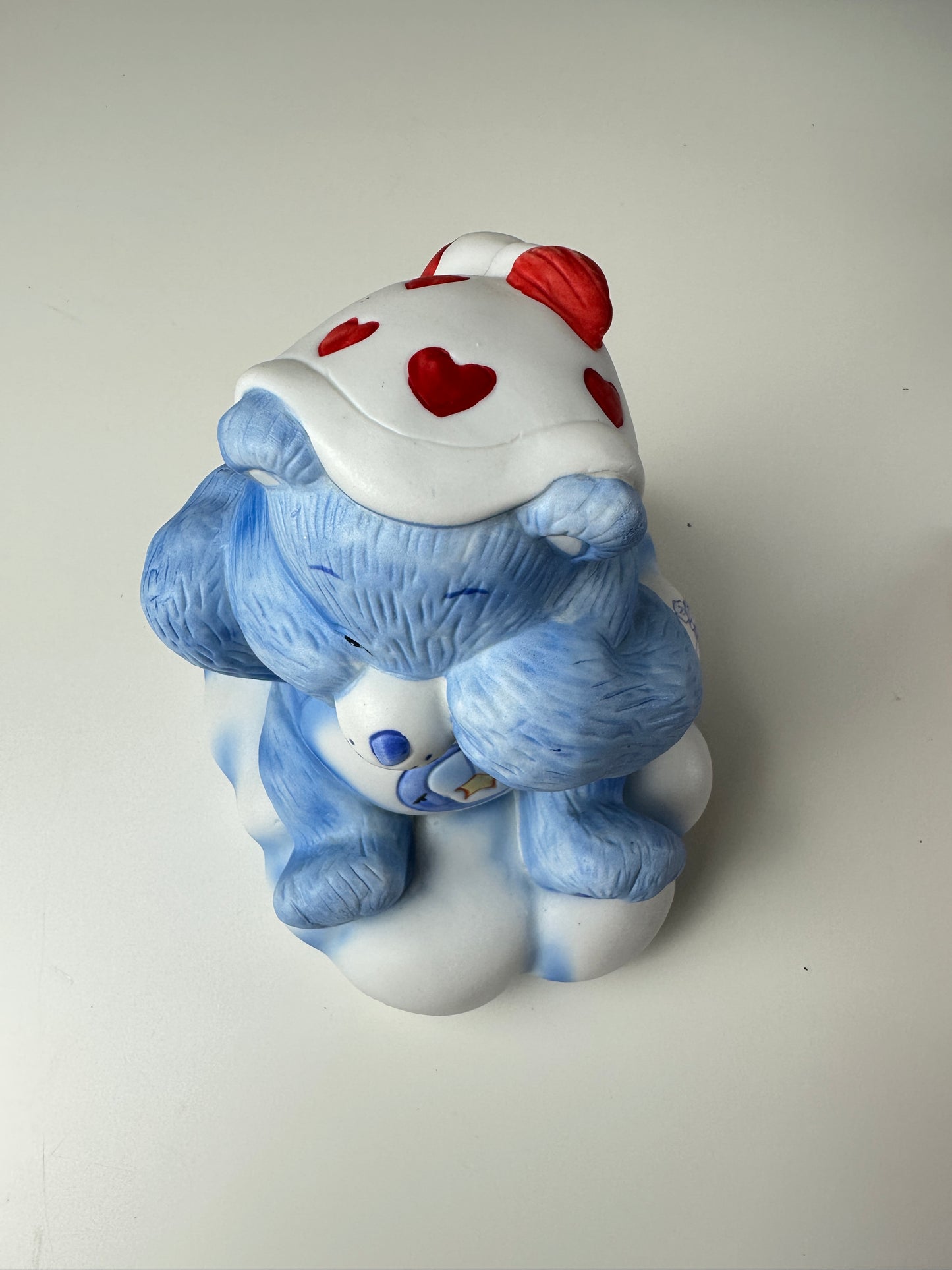1983 AGC Care Bears Bedtime Bear Porcelain Night Light