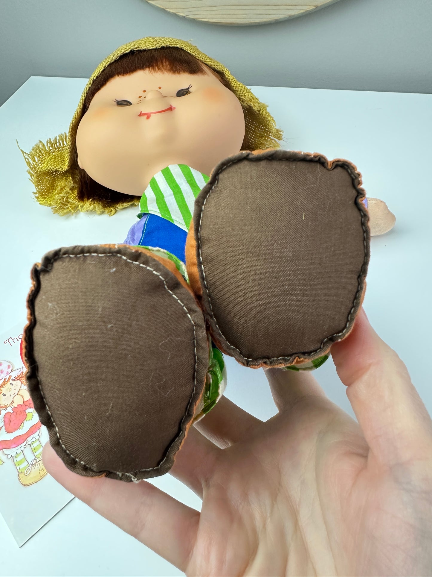 1980 Kenner Strawberry Shortcake Huckleberry Pie Vinyl Face Rag Doll *Berry Vault*