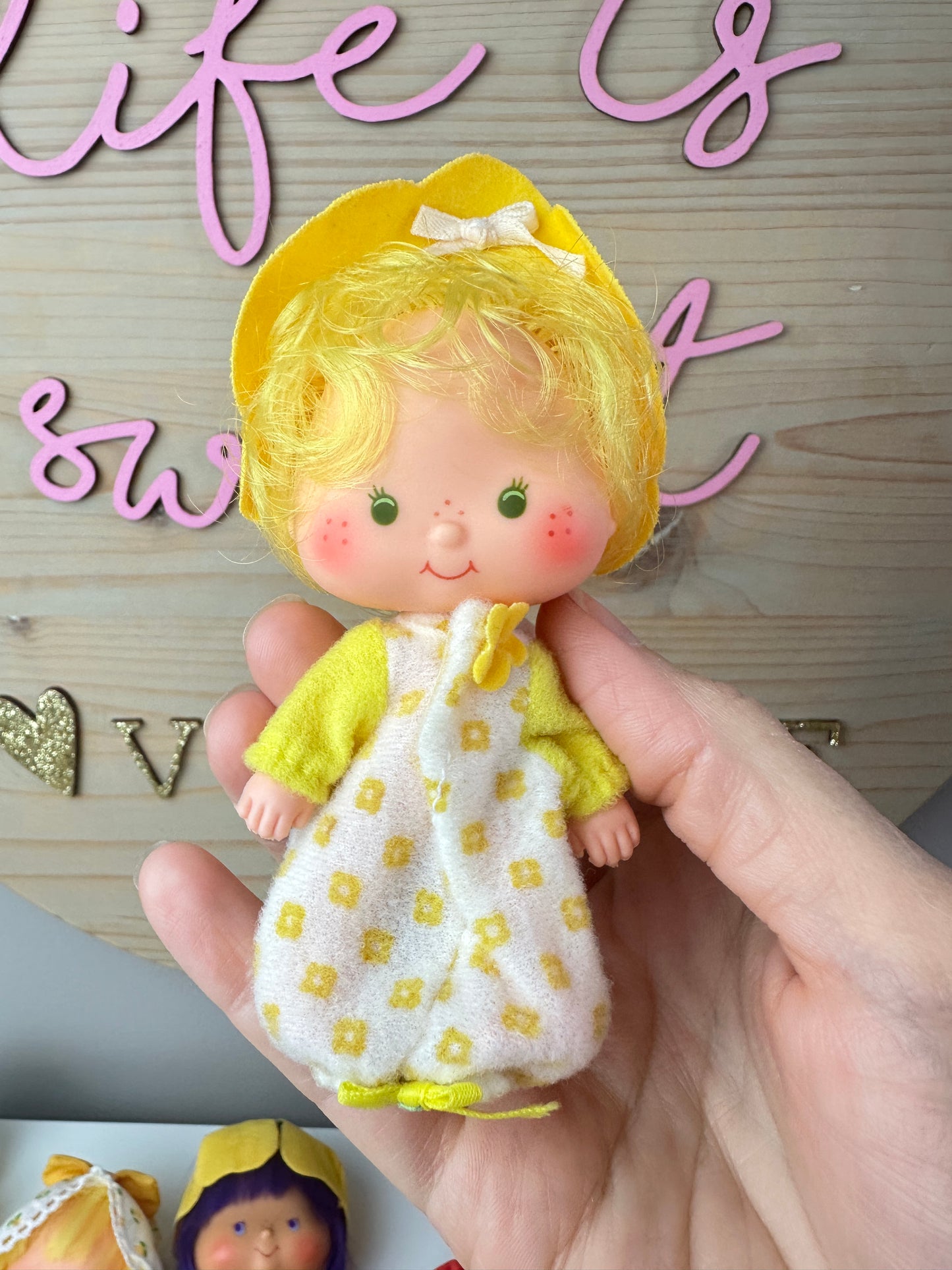 1982 Kenner Strawberry Shortcake Butter Cookie with Jelly Bear *Berry Vault*