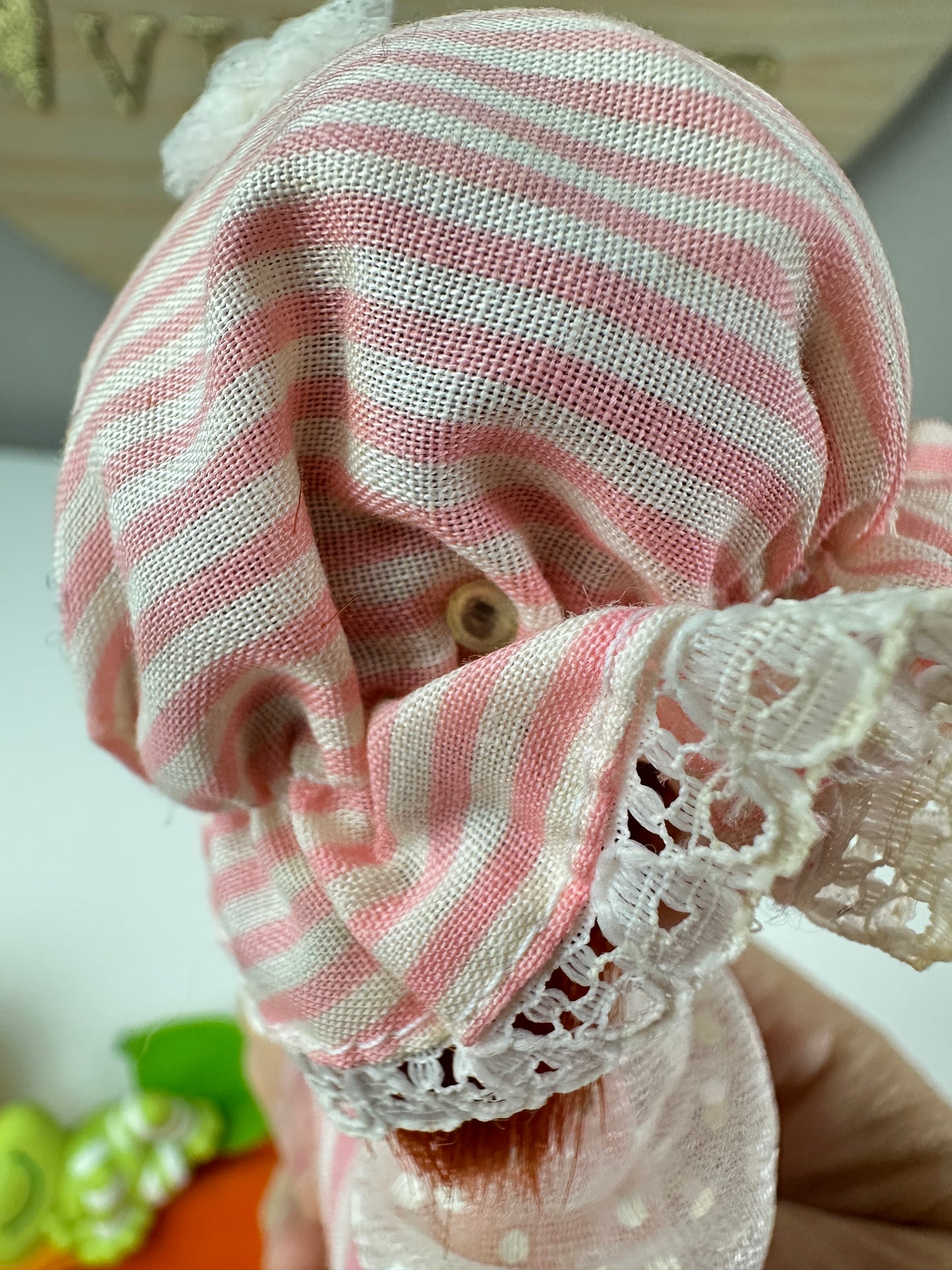 1984 Kenner Strawberry Shortcake with Custard Sweet Sleeper Doll with Sleeping Bag