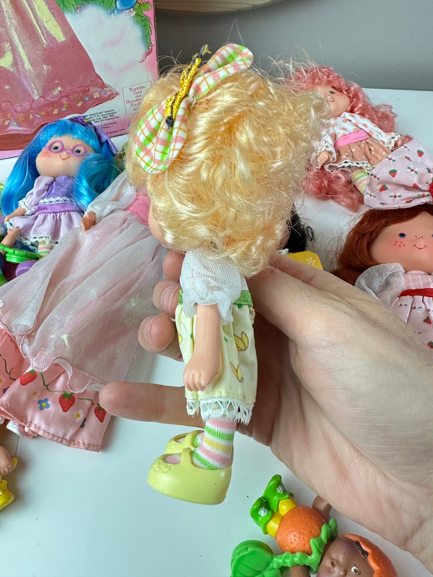 1985 Kenner Strawberry Shortcake COMPLETE Berrykin Doll Collection *Berry Vault*
