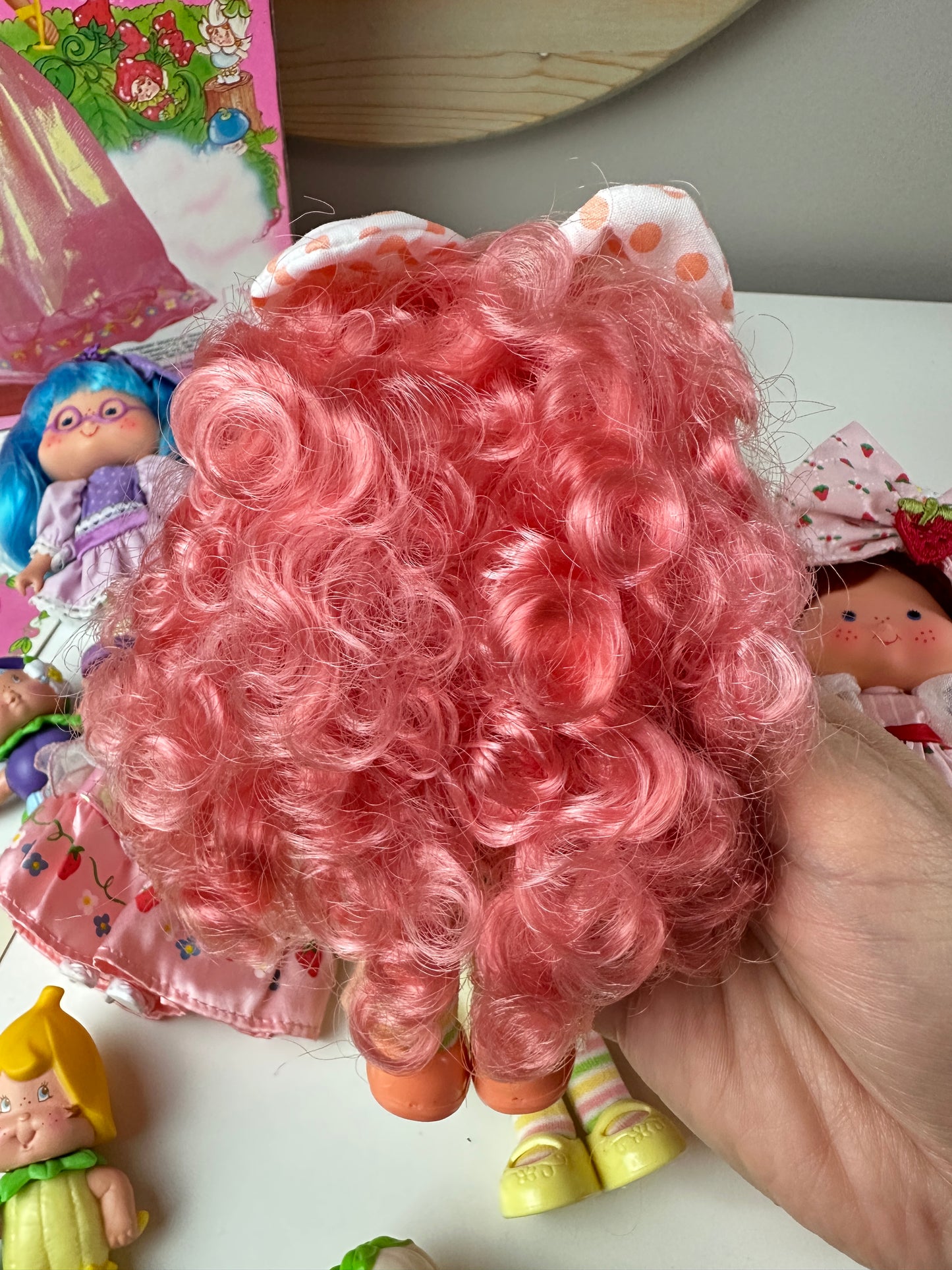 1985 Kenner Strawberry Shortcake COMPLETE Berrykin Doll Collection *Berry Vault*