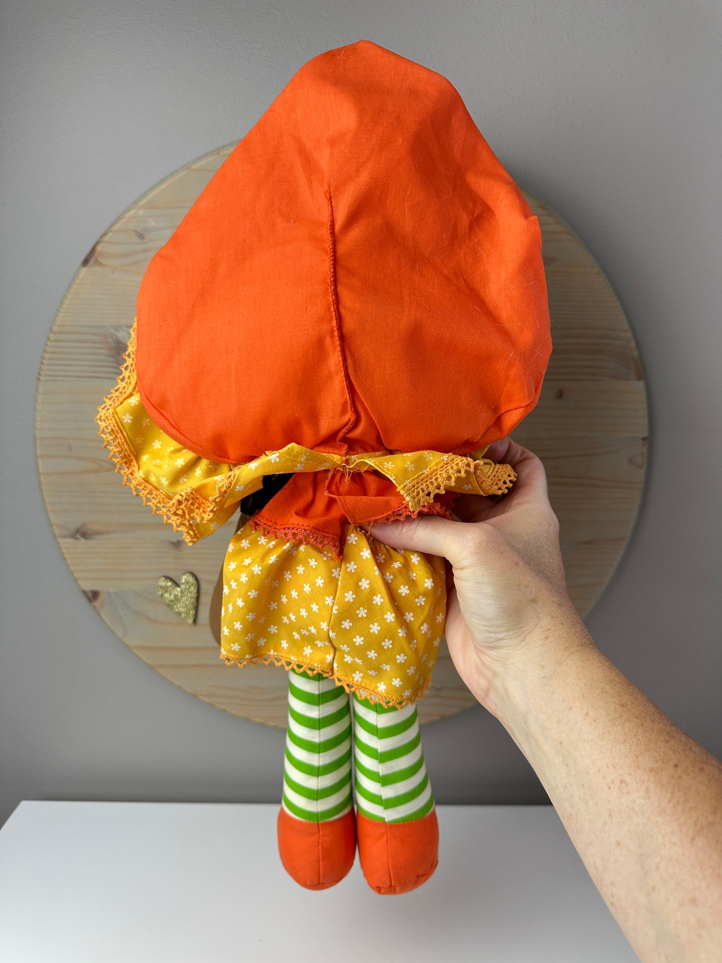 1982 Kenner Strawberry Shortcake Orange Blossom Rag Doll *Berry Vault*