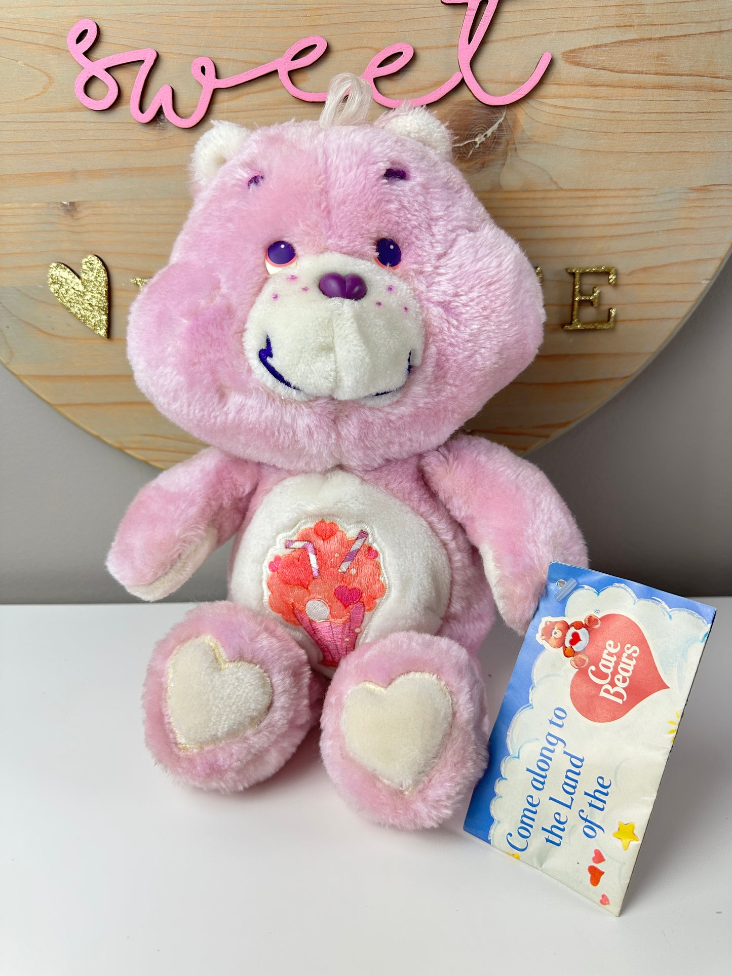 1985 Kenner Care Bear Share Bear Unused with Tags