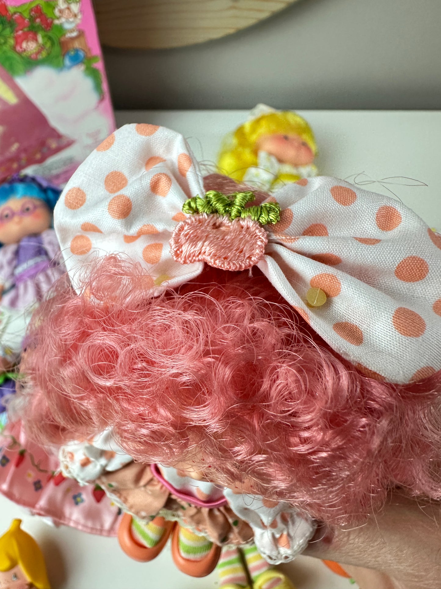 1985 Kenner Strawberry Shortcake COMPLETE Berrykin Doll Collection *Berry Vault*