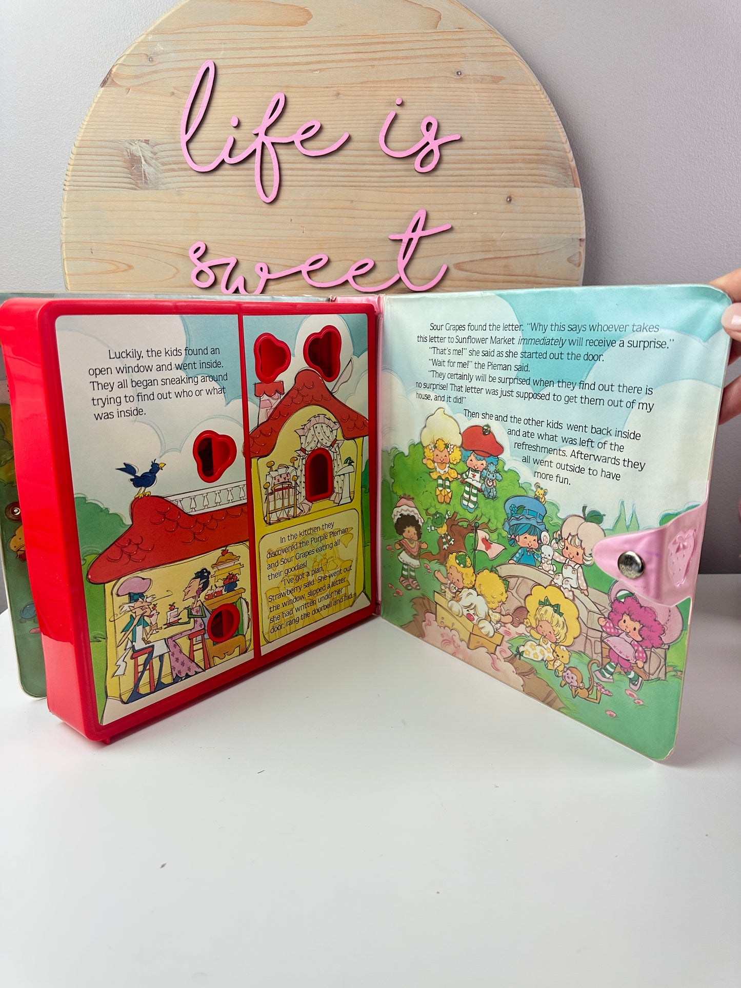 1984 Kenner Strawberry Shortcake Storybook Carrying Case