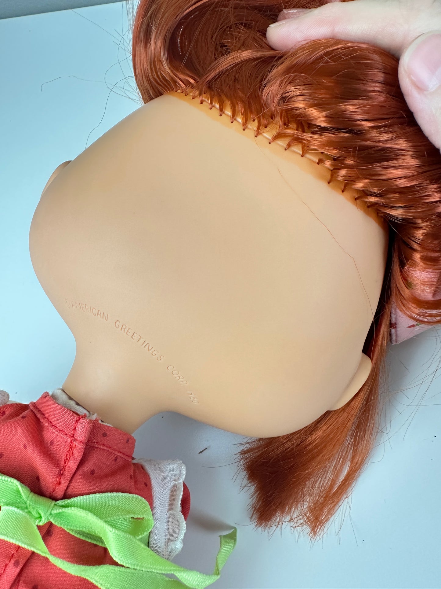 1980 Kenner Strawberry Shortcake Vinyl Face Rag Doll *Berry Vault*