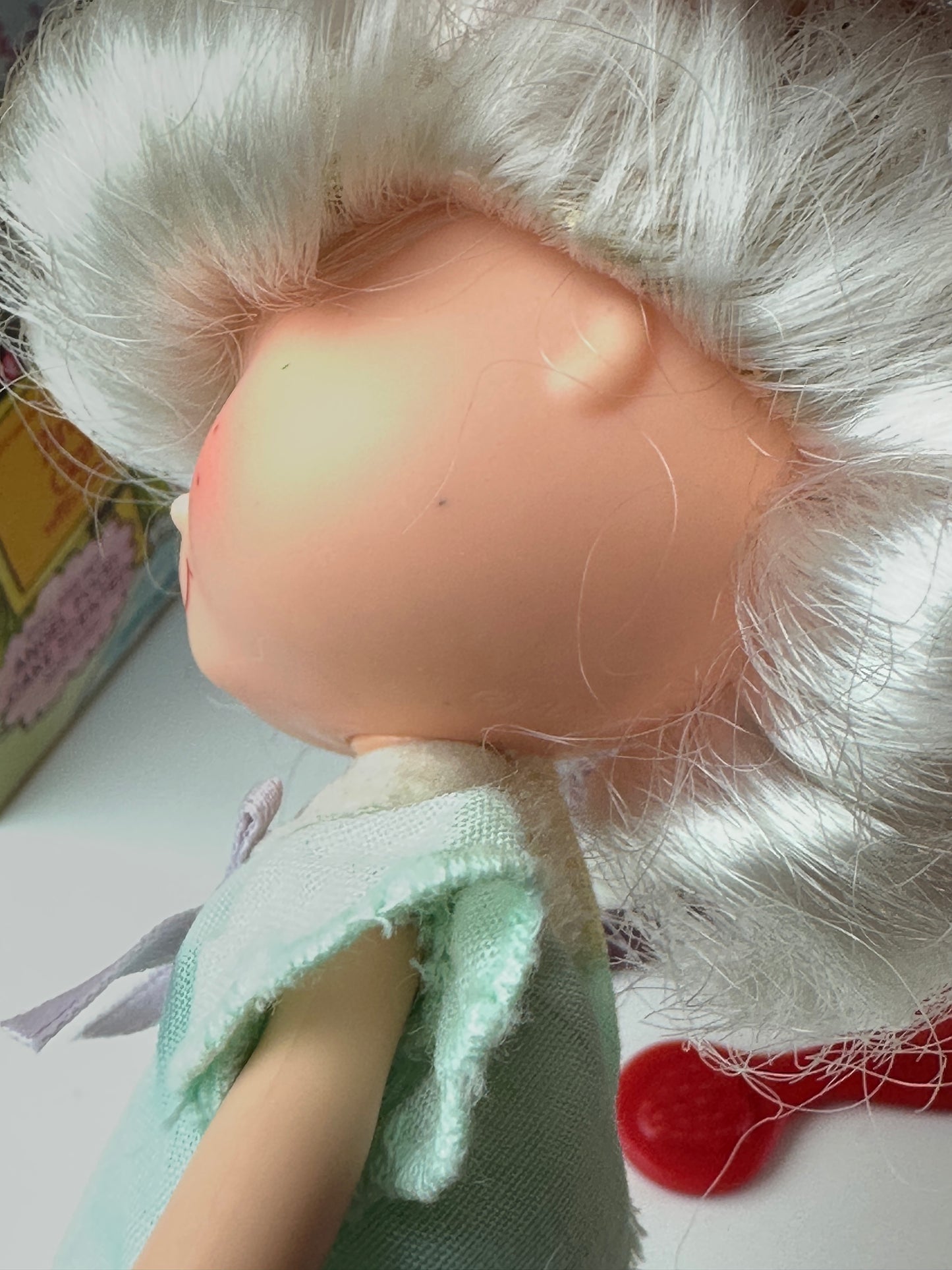 1982 Kenner Strawberry Shortcake Angel Cake with Souffle Doll