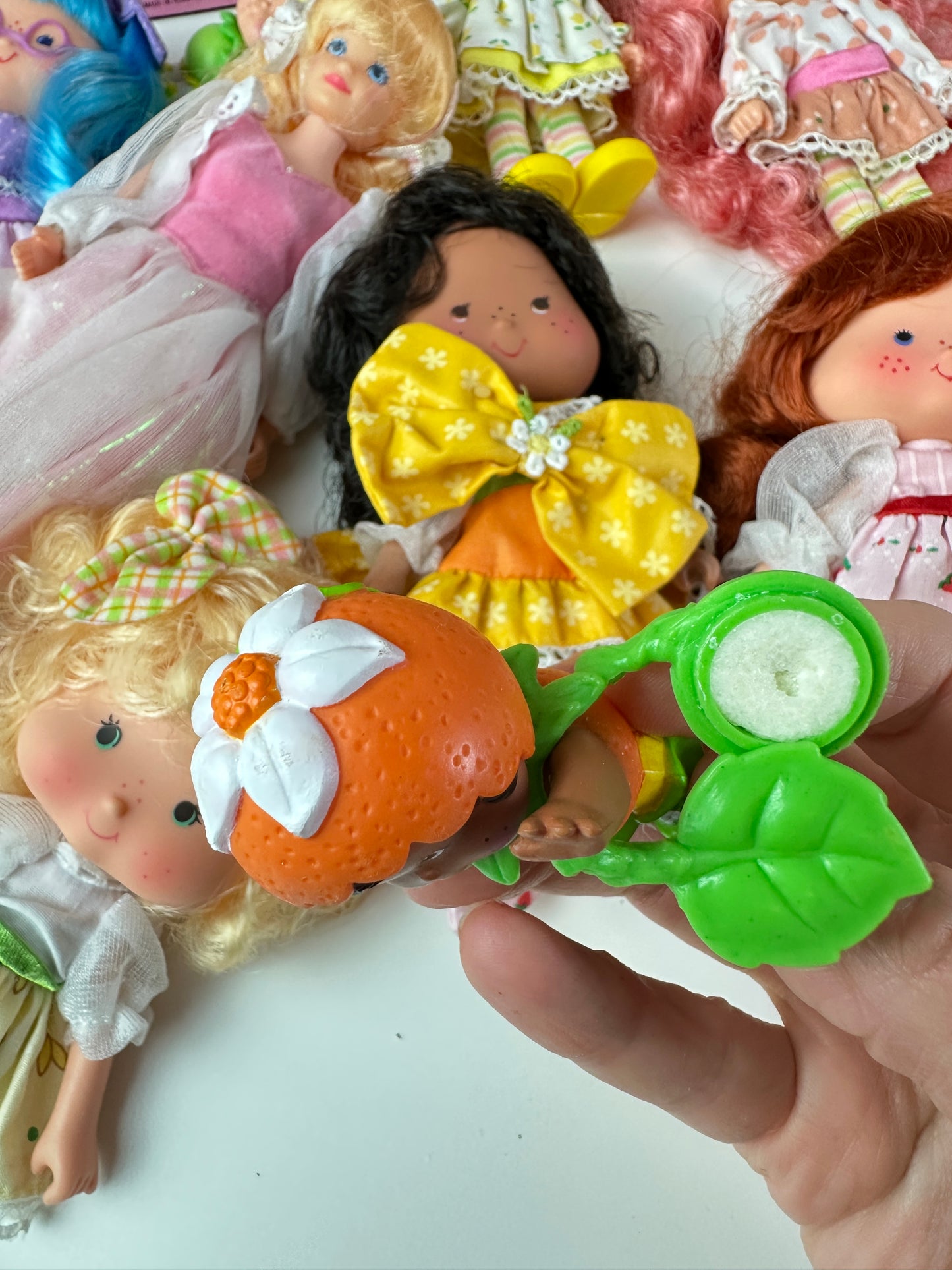 1985 Kenner Strawberry Shortcake COMPLETE Berrykin Doll Collection *Berry Vault*
