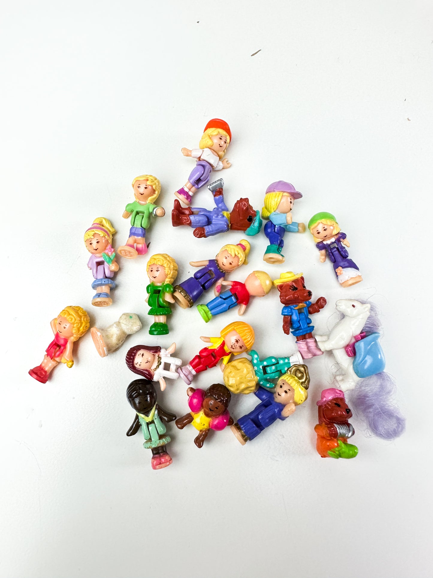 1990s Bluebird Polly Pocket Figures Lot