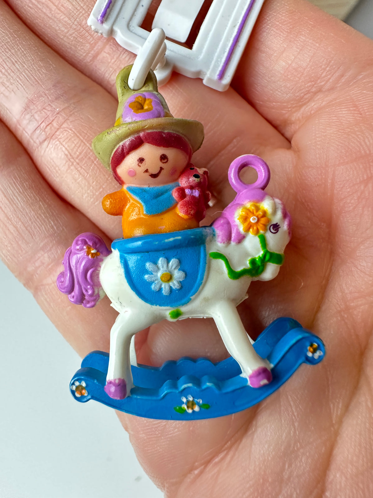 1980s Hasbro Charmkins Johnny Jump Up with Lazy Daisy with Clip
