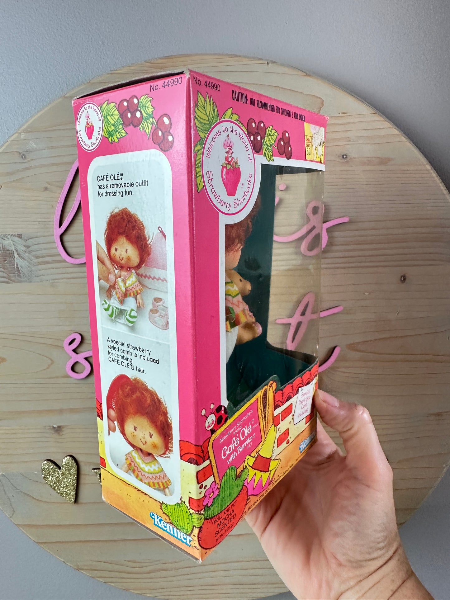 1983 Kenner Strawberry Shortcake Cafe Ole with Burrito Doll with Box
