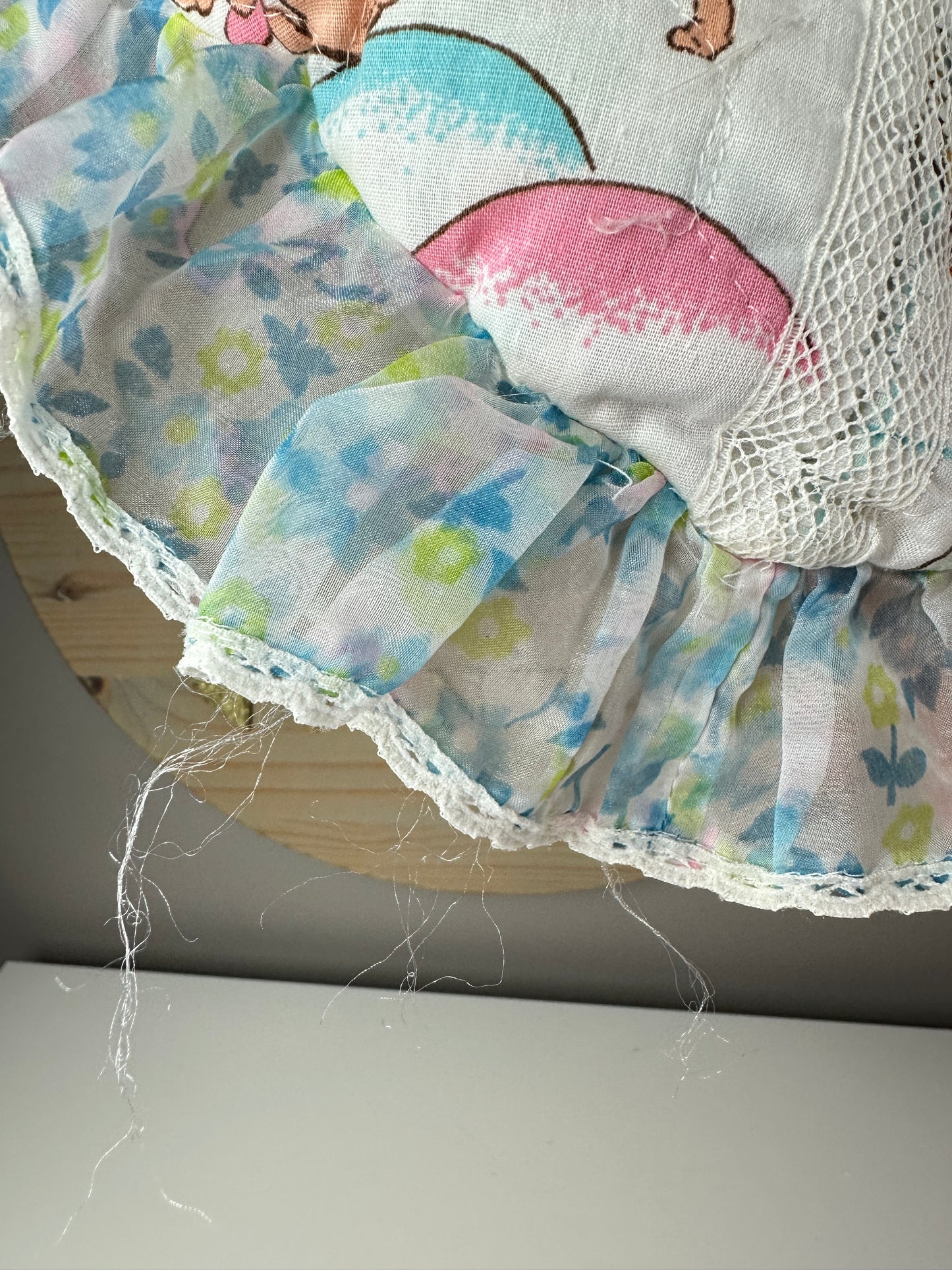 1980s Huggabunch Bed Throw Pillow