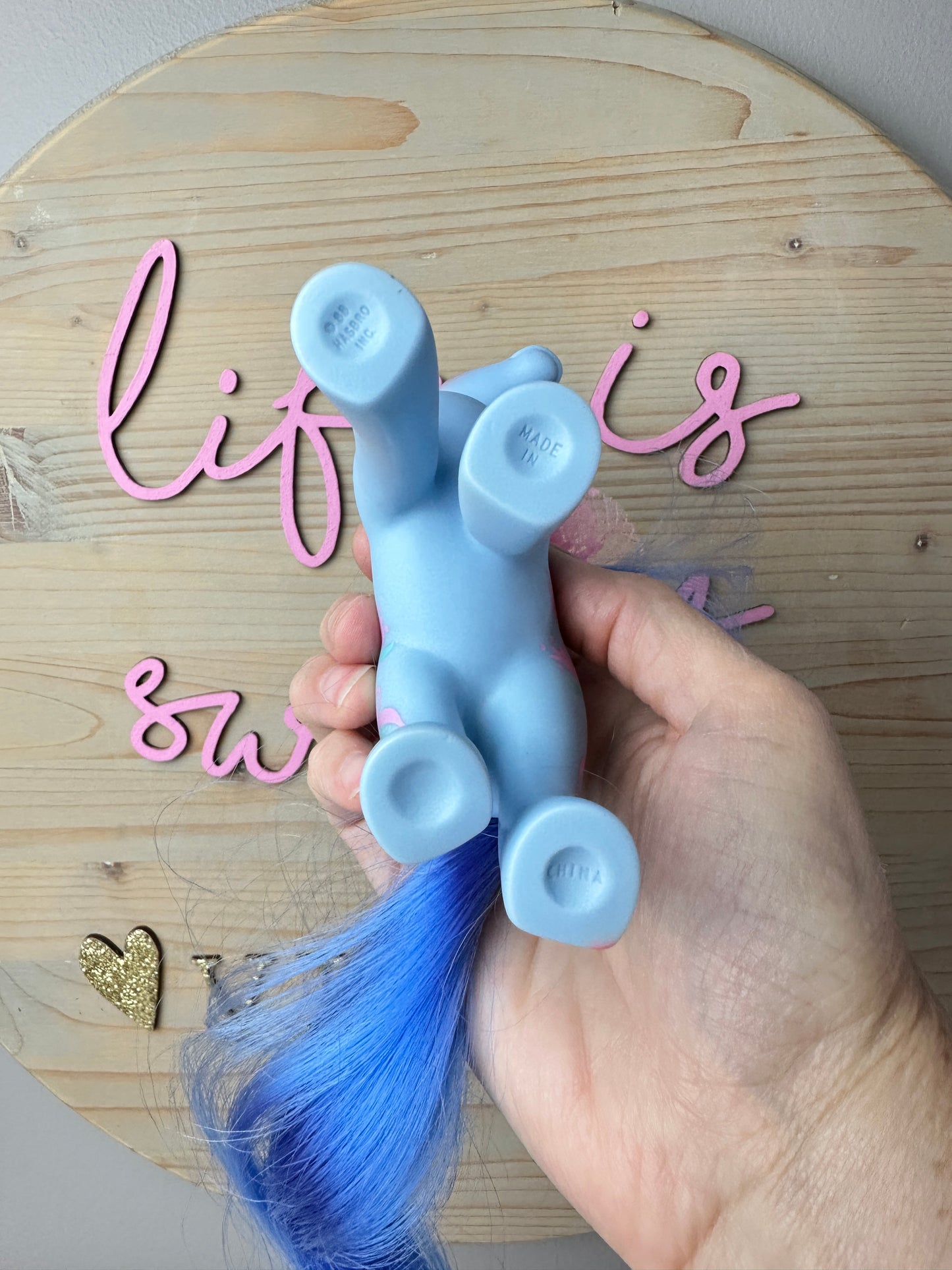 1980s Hasbro My Little Pony Sweetheart Sister Flowerburst with Accessories