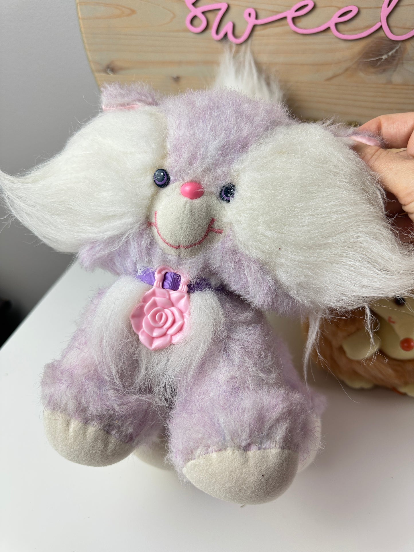 1980s Kenner Rose Petal Place Plush Pets Pitterpat & Tumbles