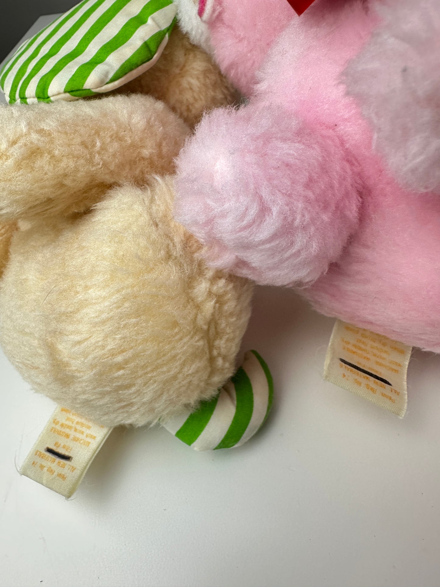 1980 Kenner Strawberry Shortcake Custard & Pupcake Plush *Berry Vault* (Sold Separately)