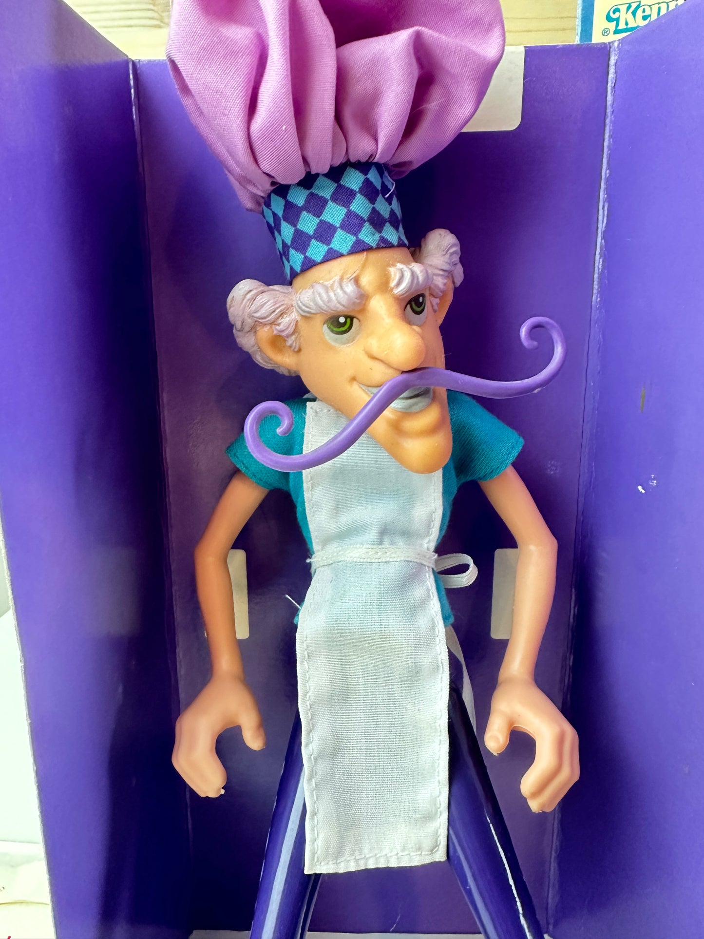 1980 Kenner Strawberry Shortcake Purple Pieman with Berry Bird Doll with Box