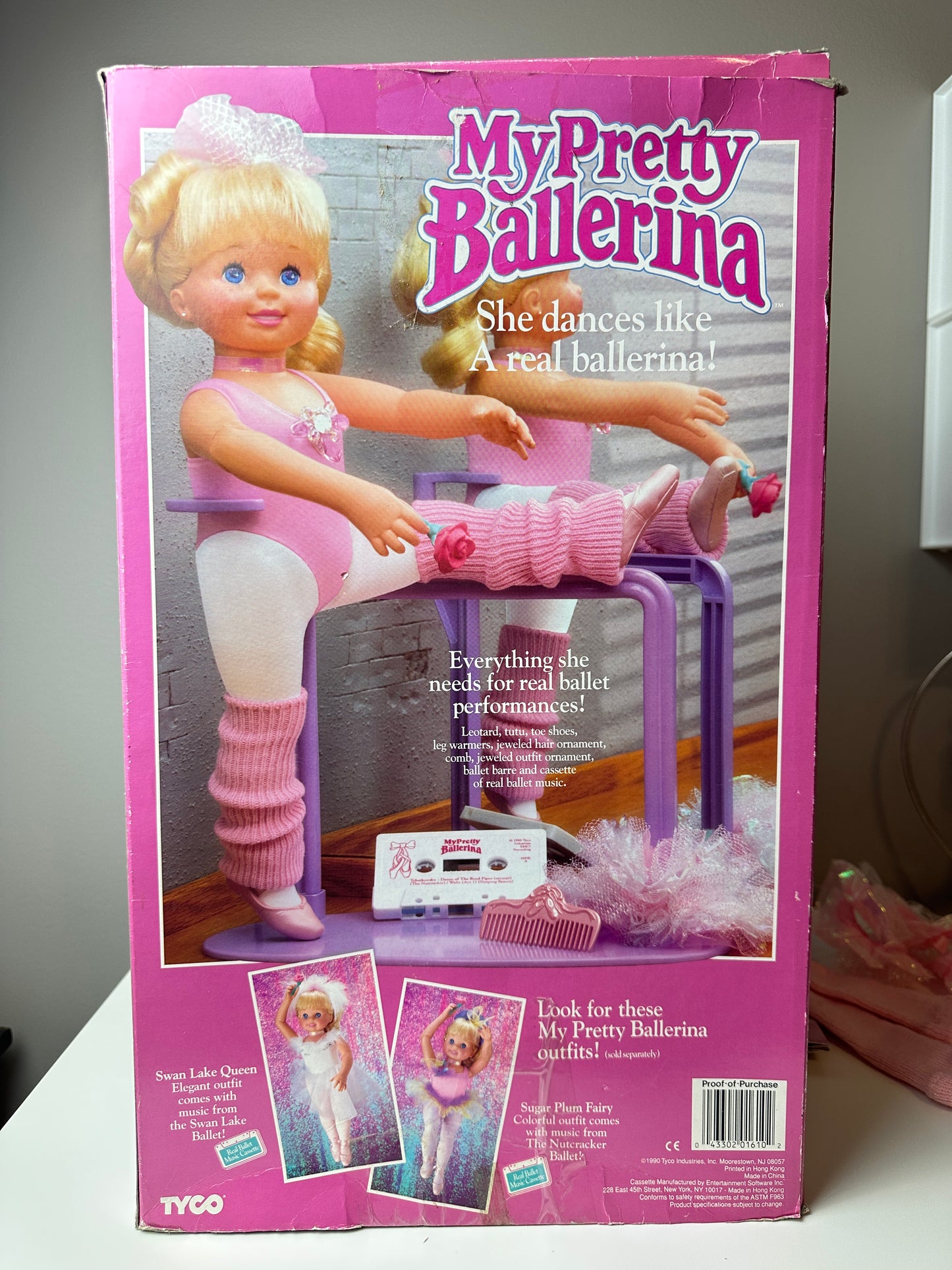1989/1990 TYCO My Pretty Ballerina MIB with Extra Outfits