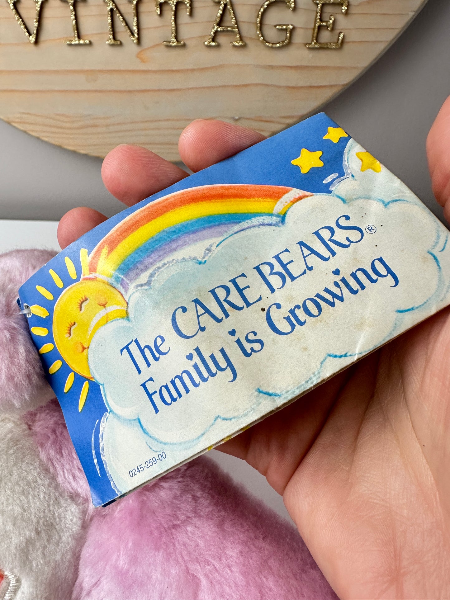 1985 Kenner Care Bear Share Bear Unused with Tags