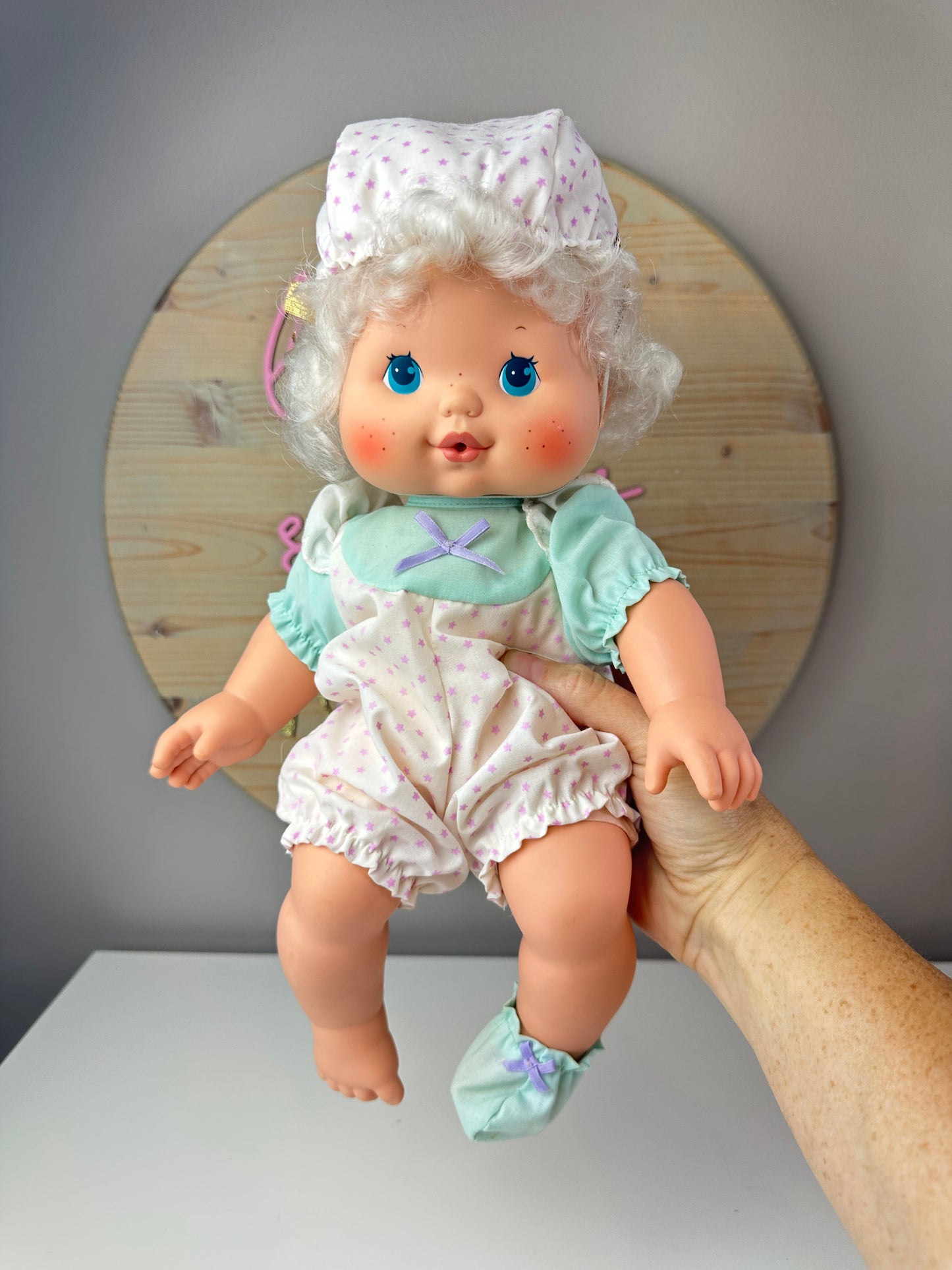 1983 Kenner Strawberry Shortcake Angel Cake Blow Kiss Baby Doll *Berry Vault*